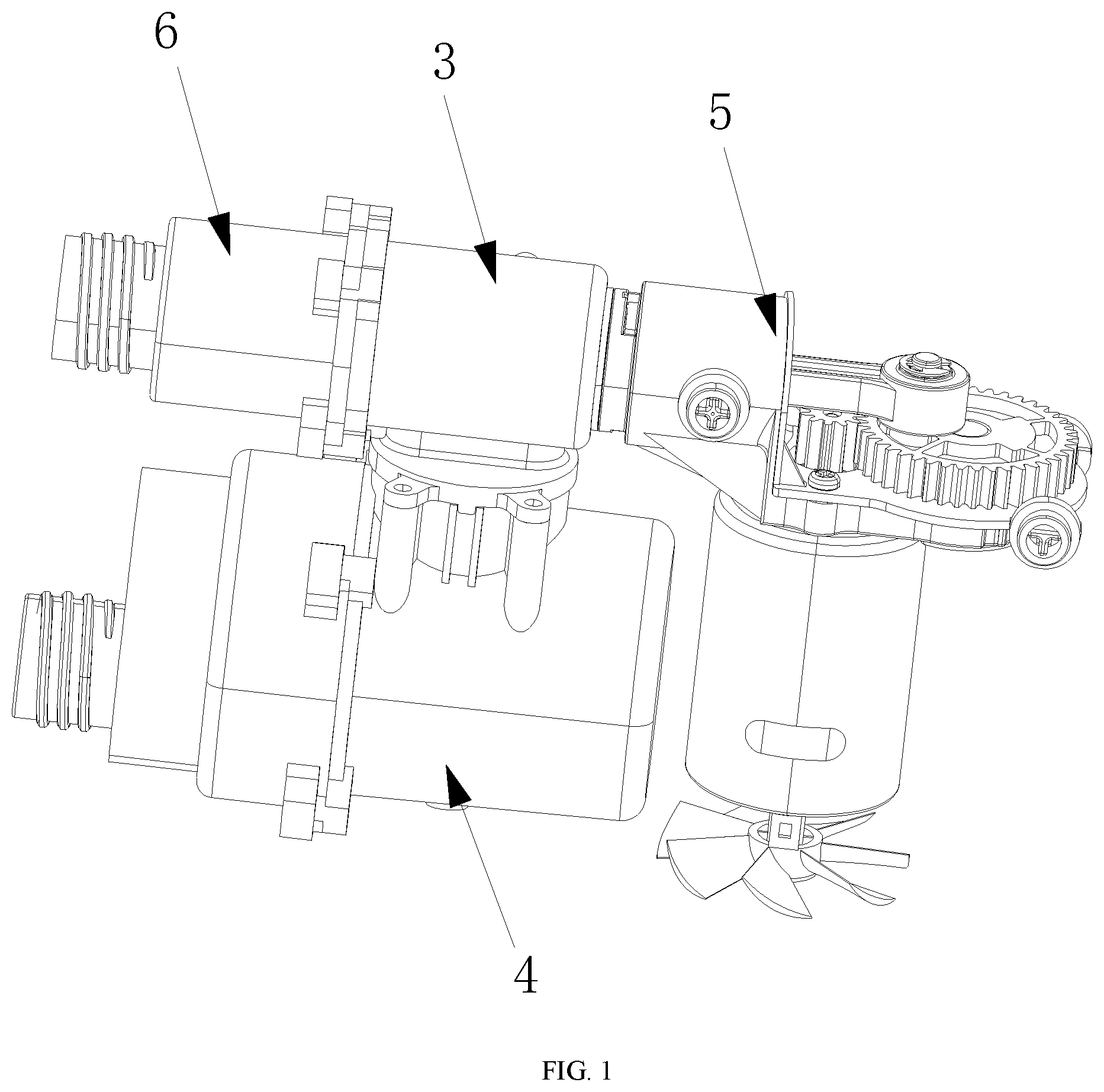 Patent US12326141 Figure 1 – High-pressure, high-flow inflatable movement