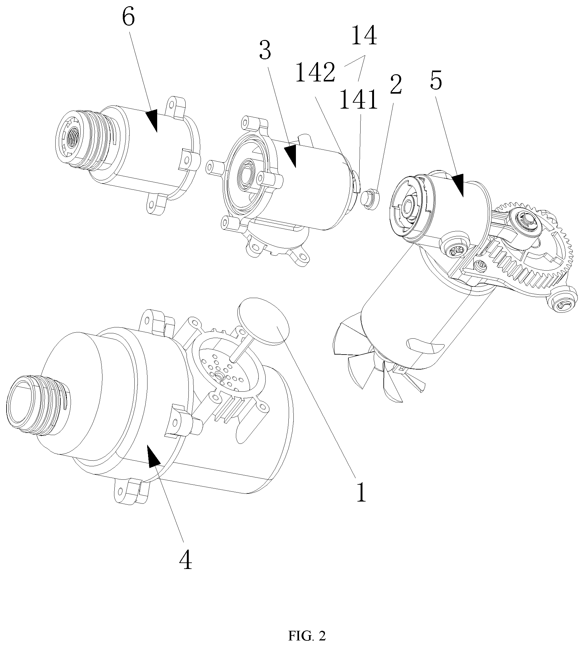 Patent US12326141 Figure 2 – High-pressure, high-flow inflatable movement