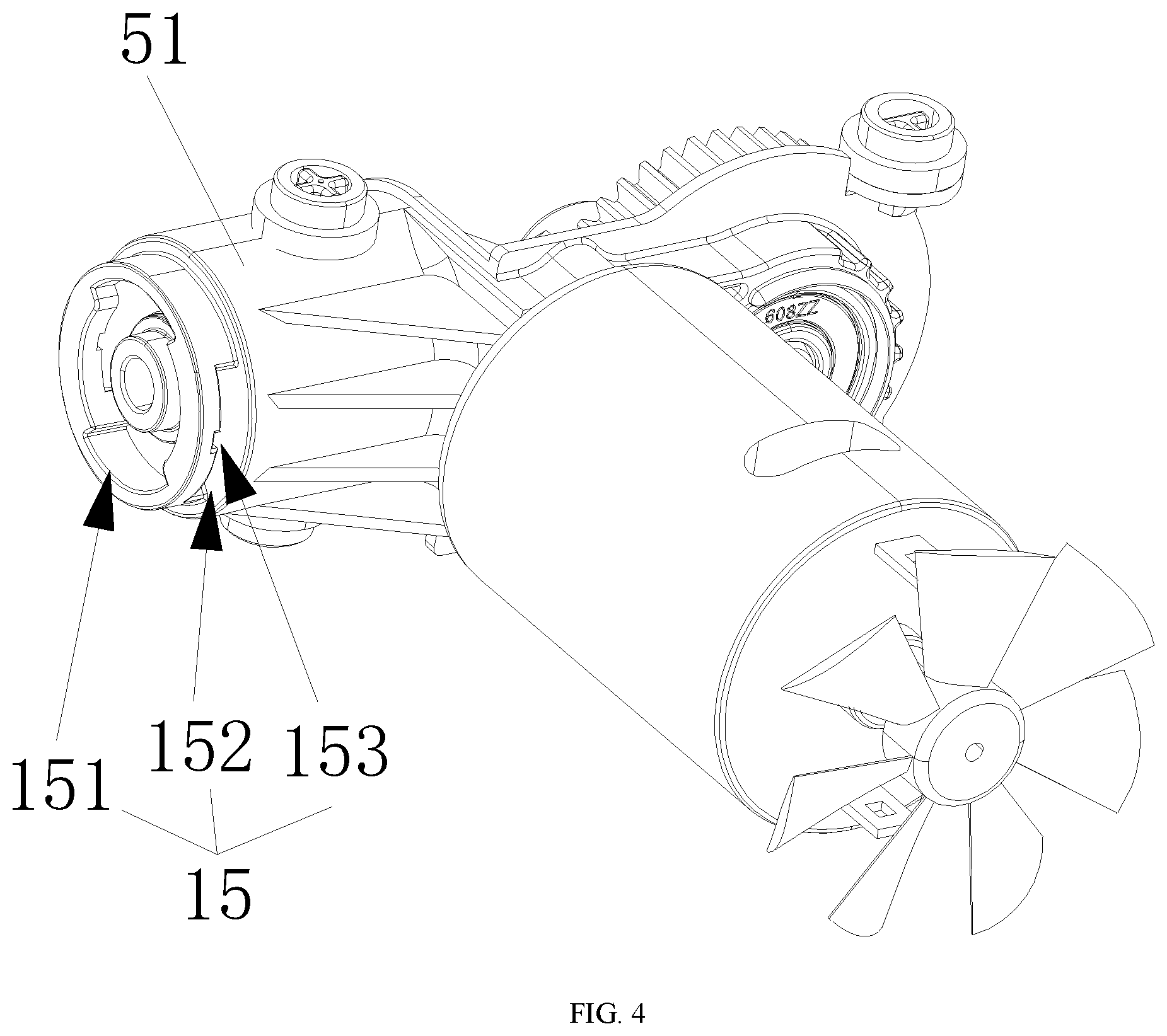 Patent US12326141 Figure 4 – High-pressure, high-flow inflatable movement