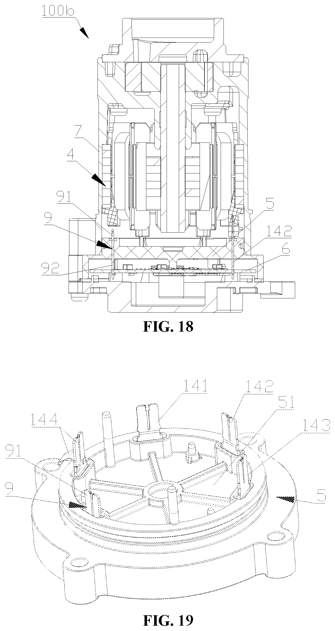 Patent US12326147 Figure 9 – Electric oil pump