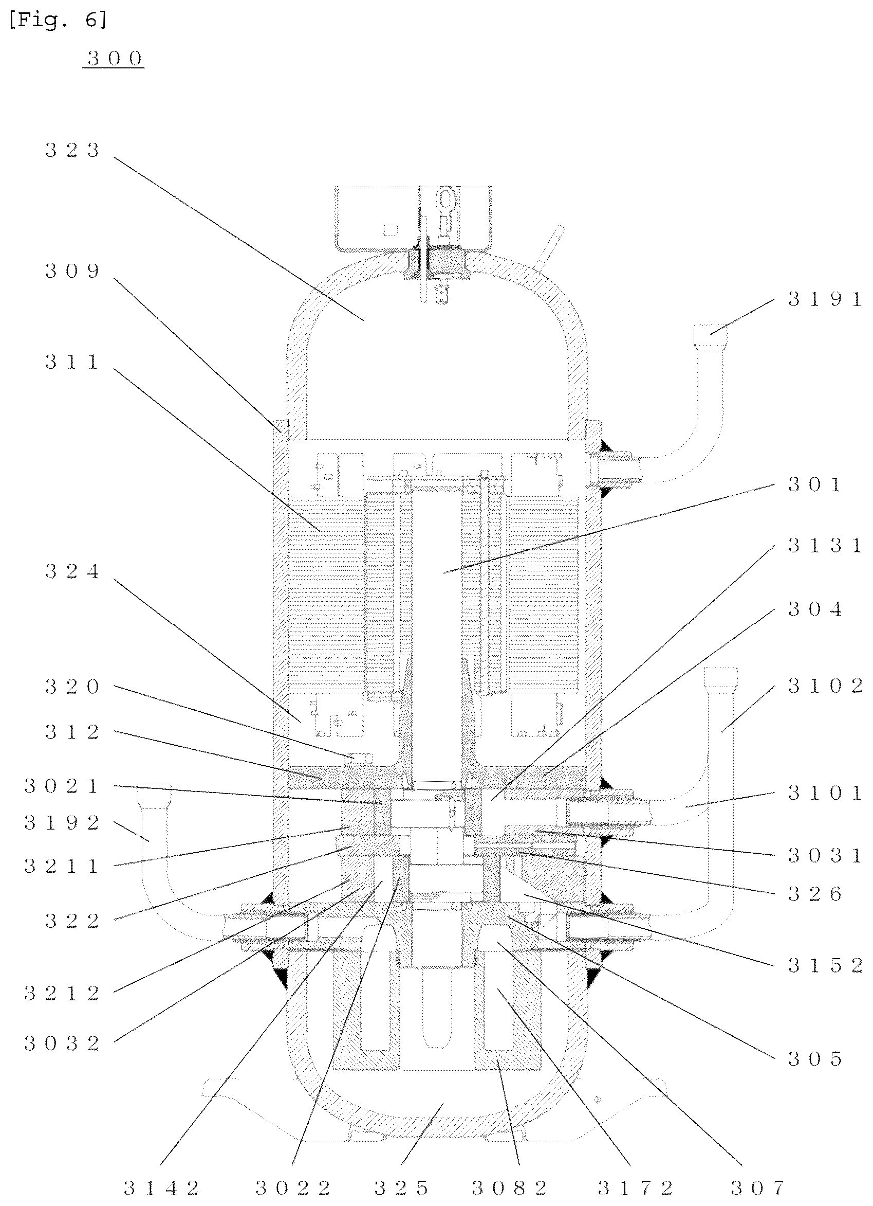 Patent US12326149 Figure 6 – Rotary compressor