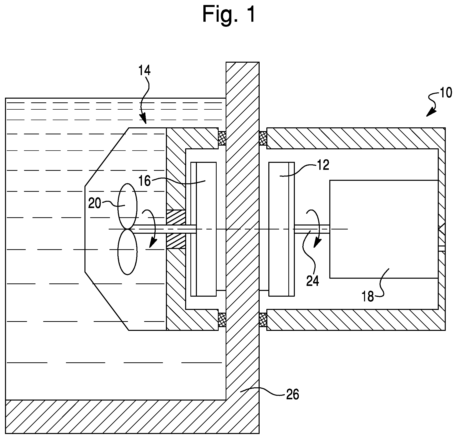 Patent US12326150 Figure 1 – Pump and pump assembly