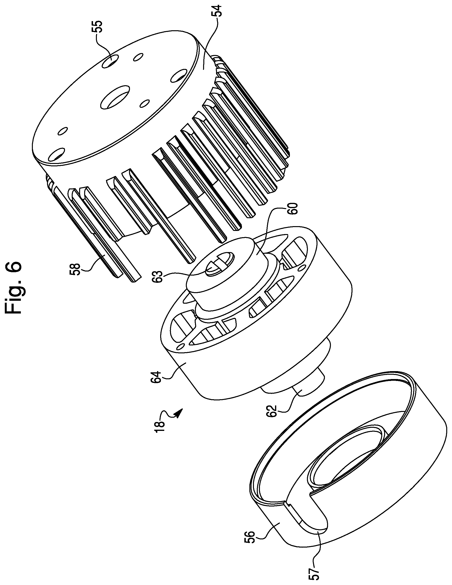 Patent US12326150 Figure 6 – Pump and pump assembly