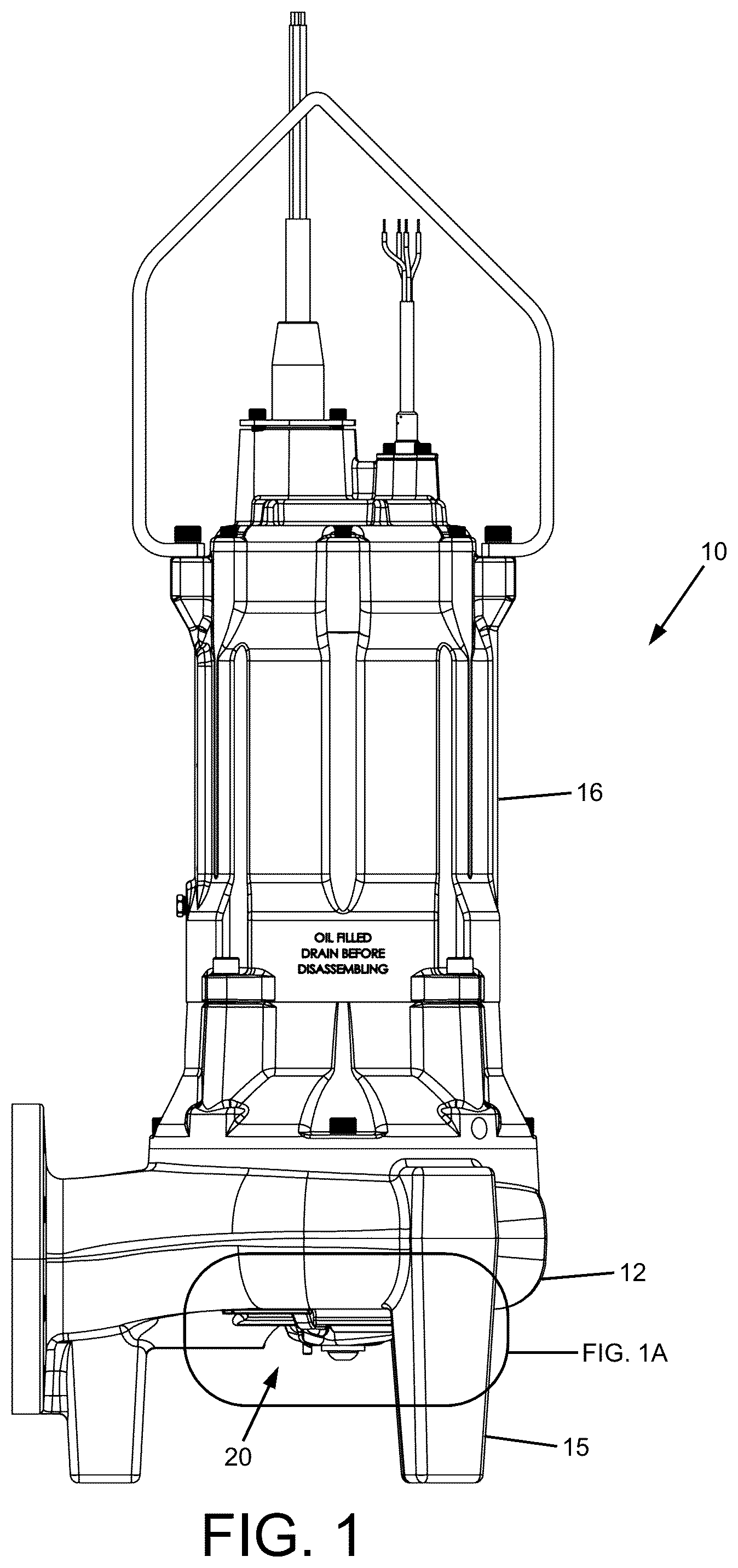 Patent US12326153 Figure 1 – Self cleaning cutter, cutting assembly, and pump