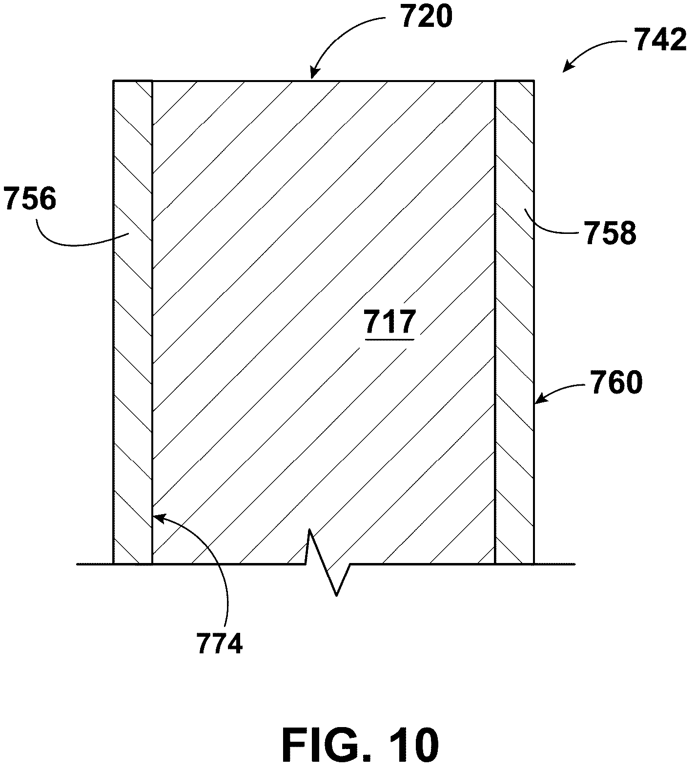 Patent US12326155 Figure 9 – Turbine engine with composite airfoils