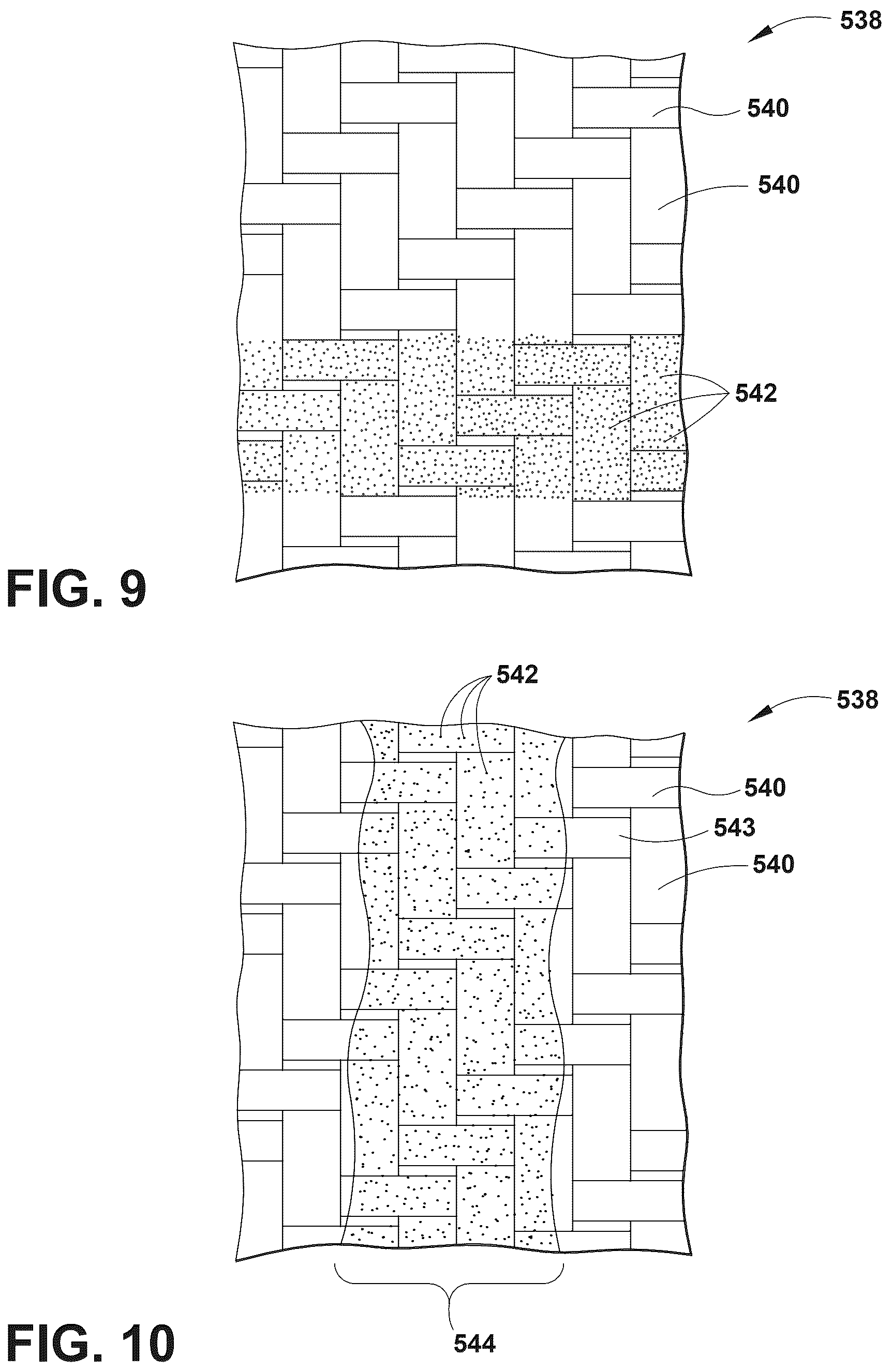 Patent US12326157 Figure 8 – Turbine engine with composite airfoils