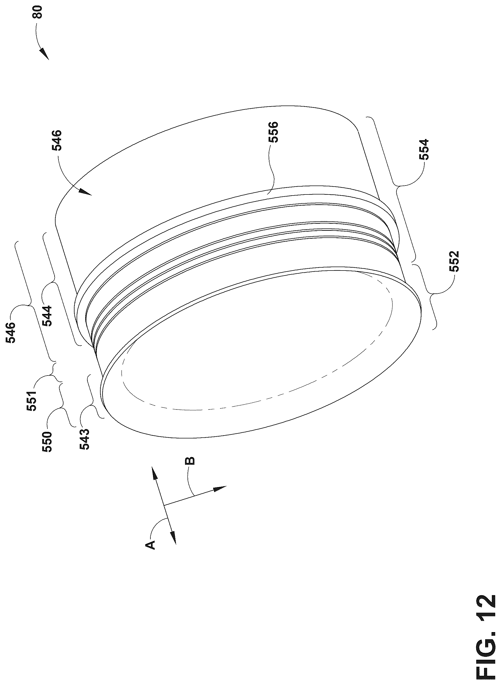 Patent US12326157 Figure 10 – Turbine engine with composite airfoils