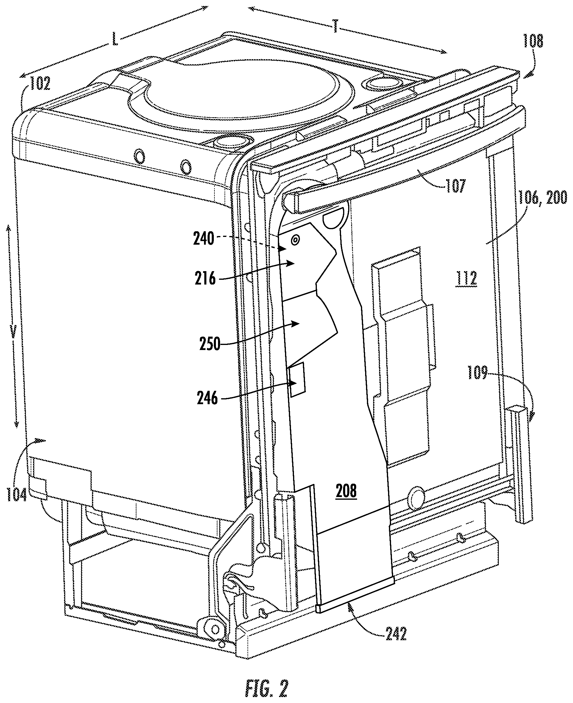 Patent US12326158 Figure 2 – Blower unit for an appliance