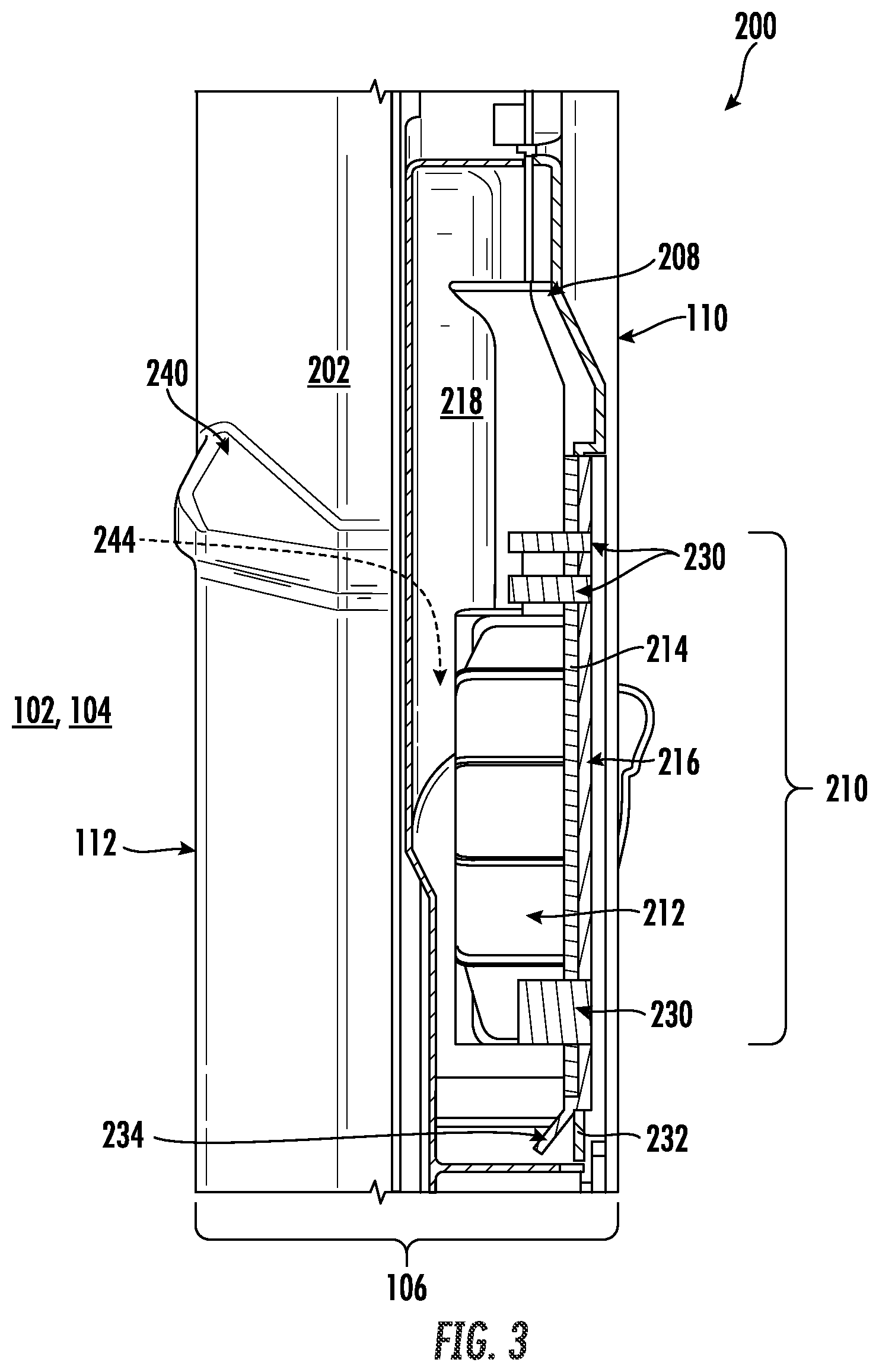 Patent US12326158 Figure 3 – Blower unit for an appliance