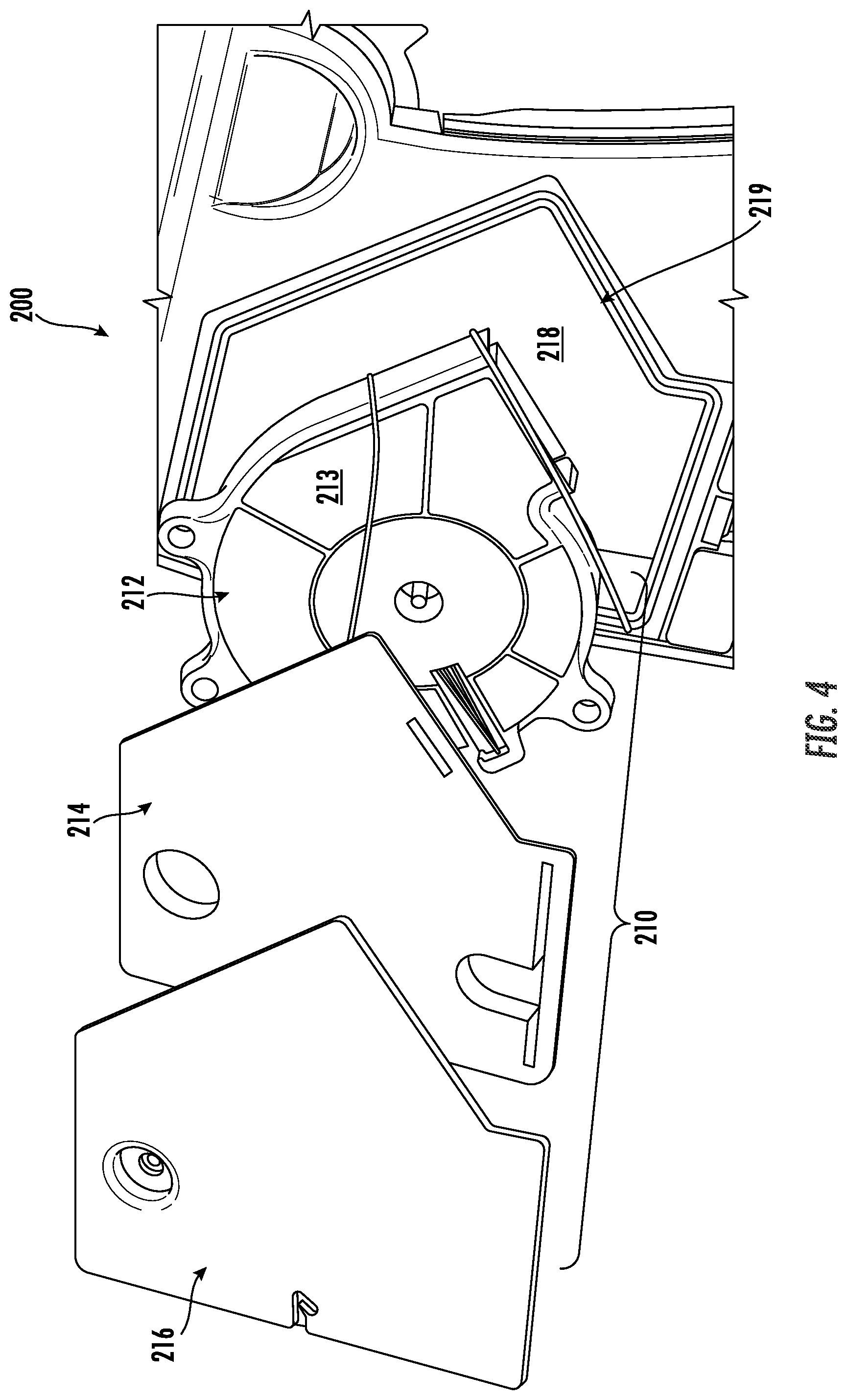 Patent US12326158 Figure 4 – Blower unit for an appliance