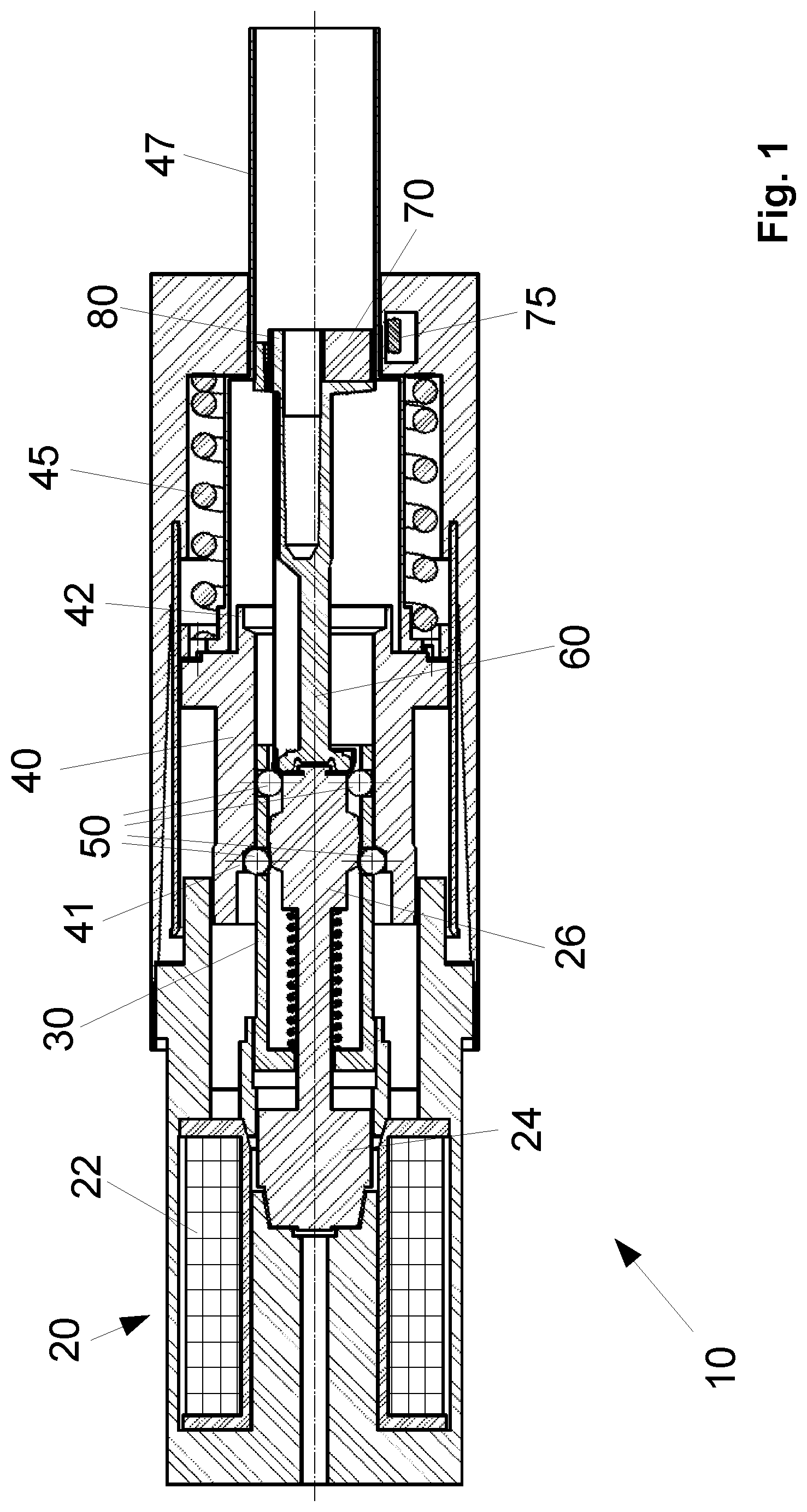 Patent US12326160 Figure 1 – Locking unit