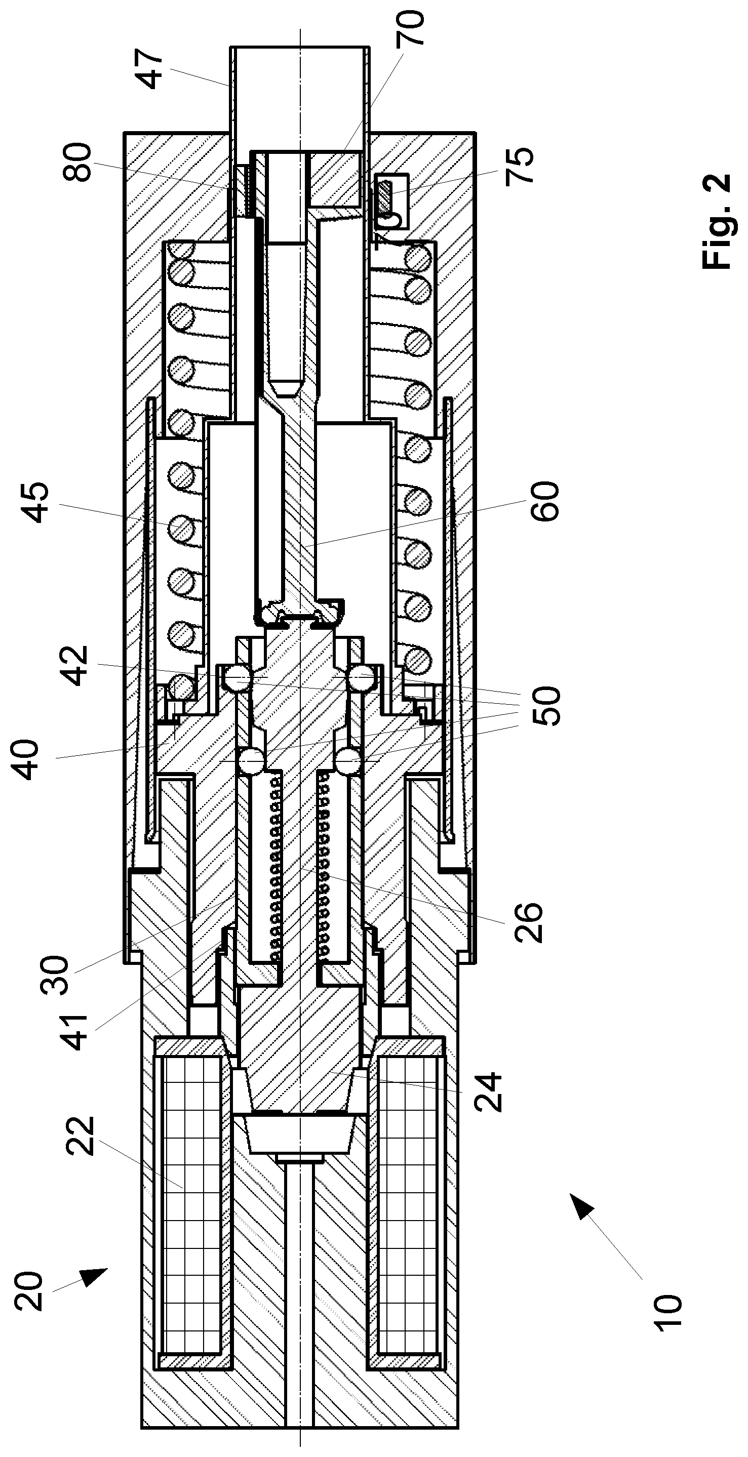 Patent US12326160 Figure 2 – Locking unit
