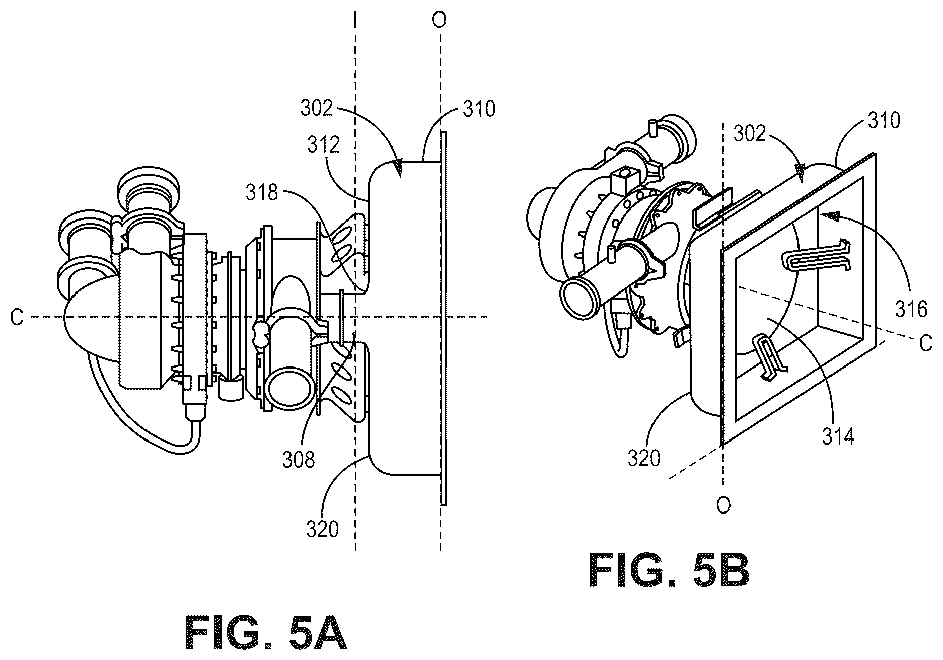 Patent US12326162 Figure 5 – Integrated radial diffuser with movable diffuser hub