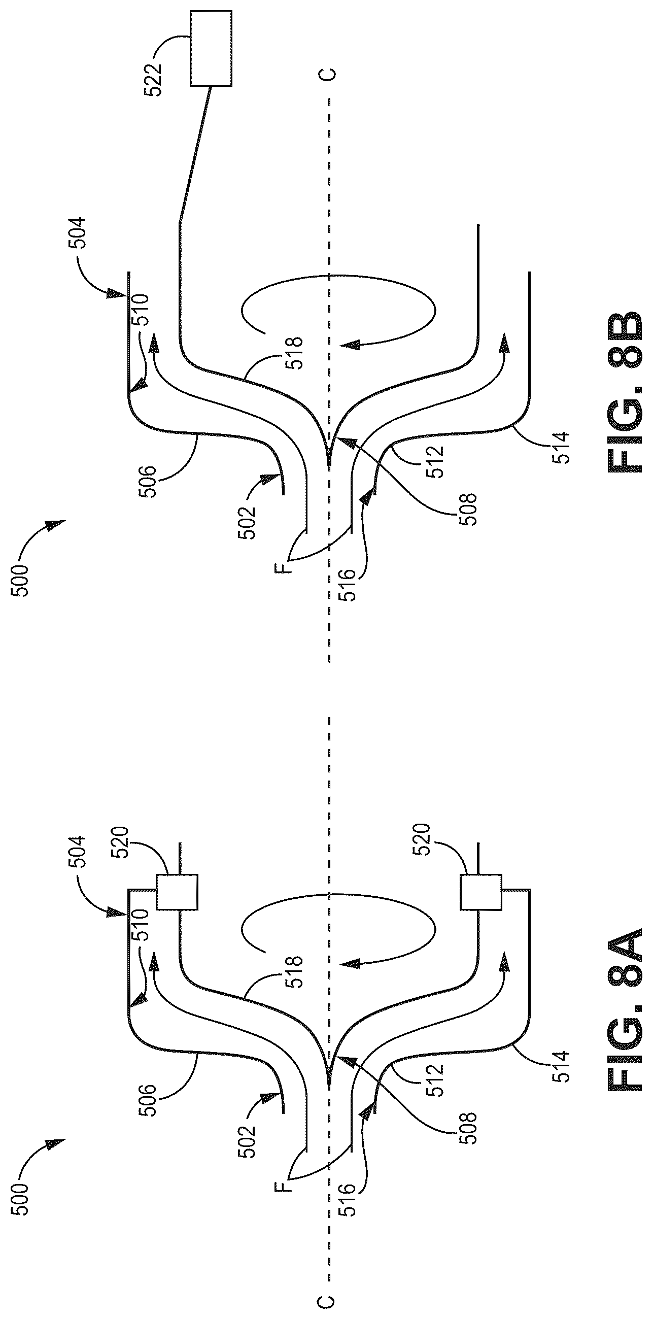 Patent US12326162 Figure 8 – Integrated radial diffuser with movable diffuser hub