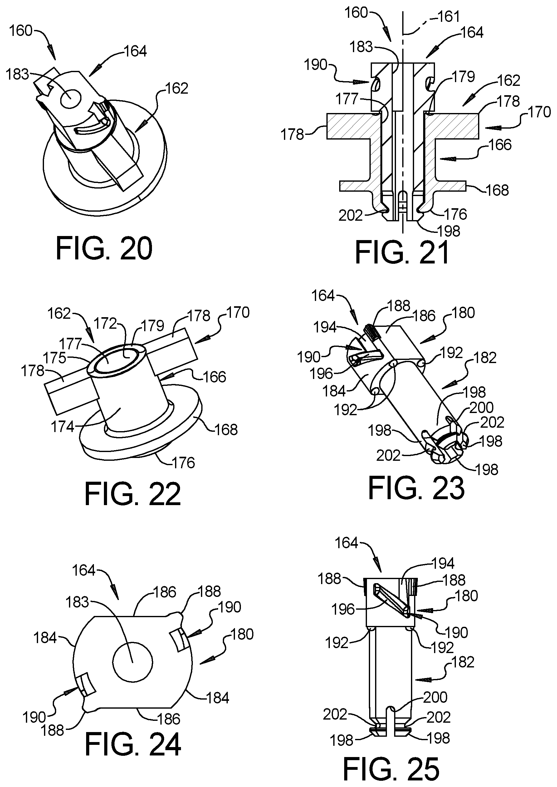 Patent US12326163 Figure 11 – Pin and grommet fastener including pin and grommet having panel retention fingers and pin retention fingers that cooperate with one another to define pin receptacle for receiving the pin