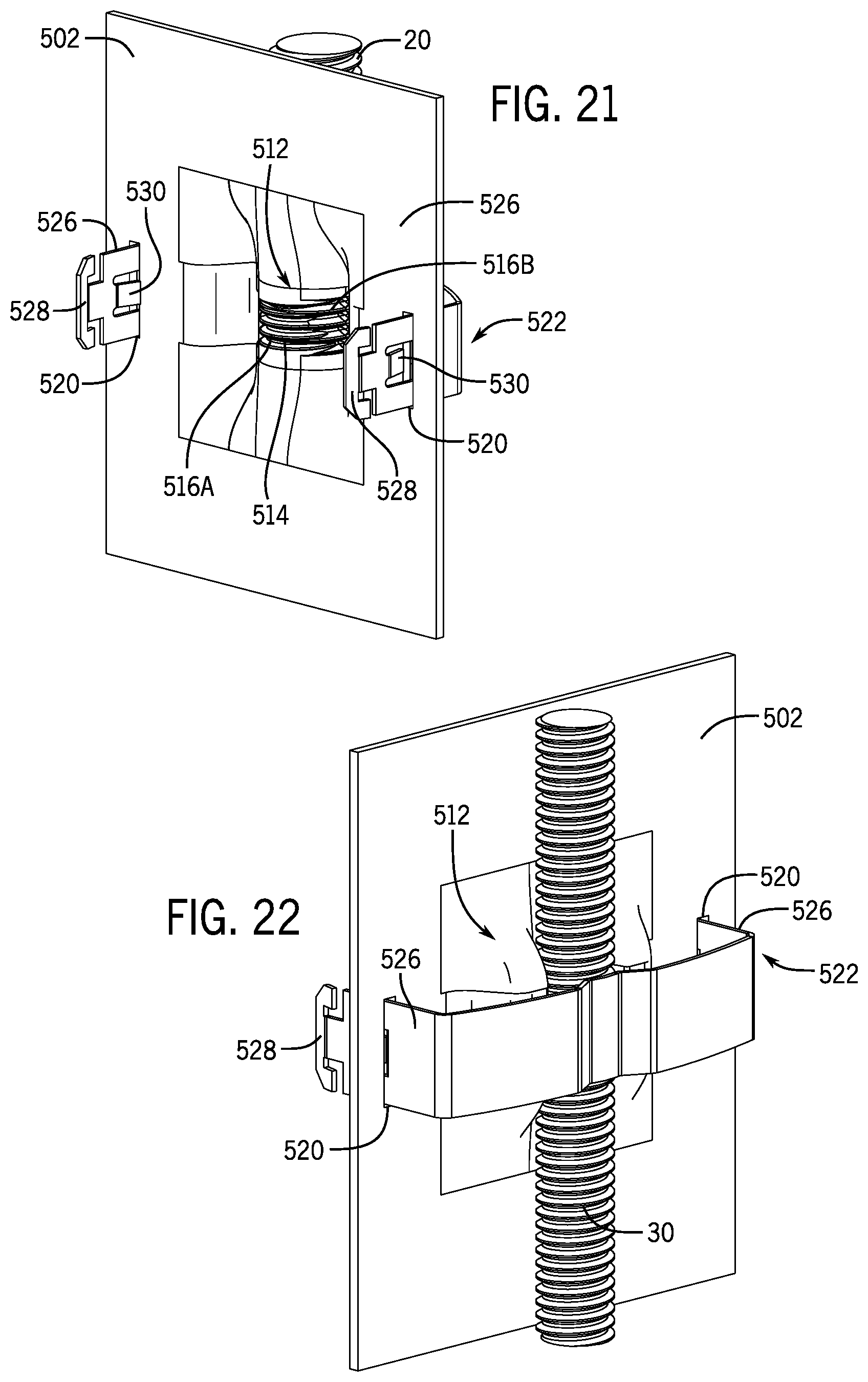 Patent US12326164 Figure 13 – Systems and methods for a hanger for supporting a threaded object