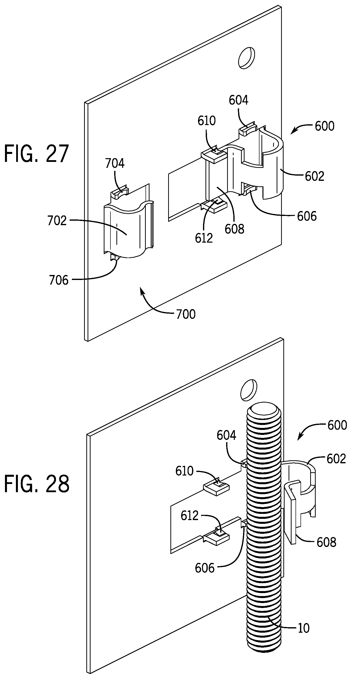 Patent US12326164 Figure 16 – Systems and methods for a hanger for supporting a threaded object