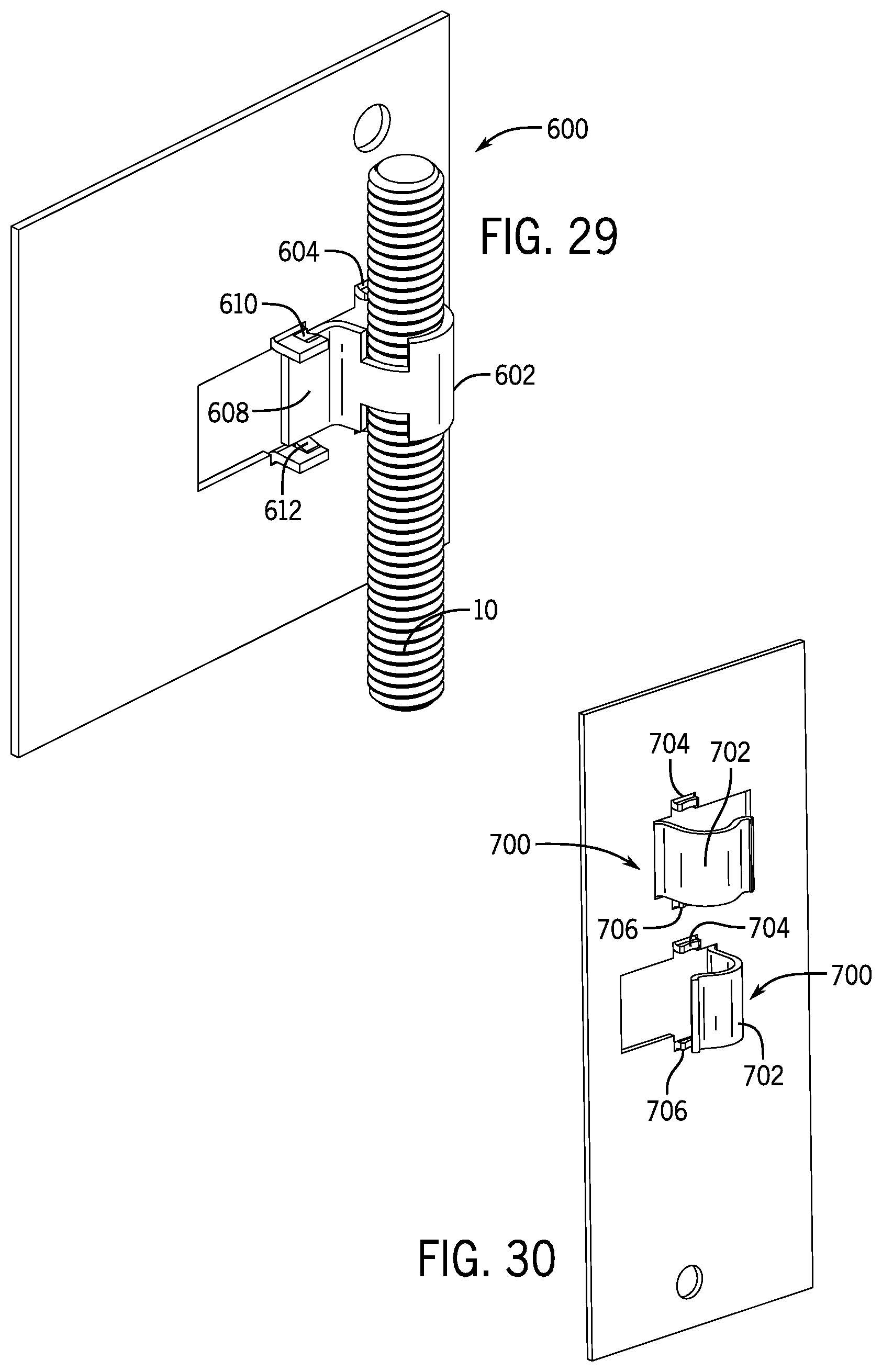 Patent US12326164 Figure 17 – Systems and methods for a hanger for supporting a threaded object