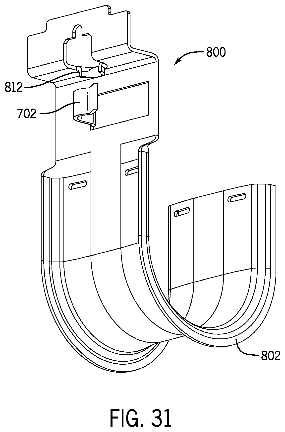 Patent US12326164 Figure 18 – Systems and methods for a hanger for supporting a threaded object