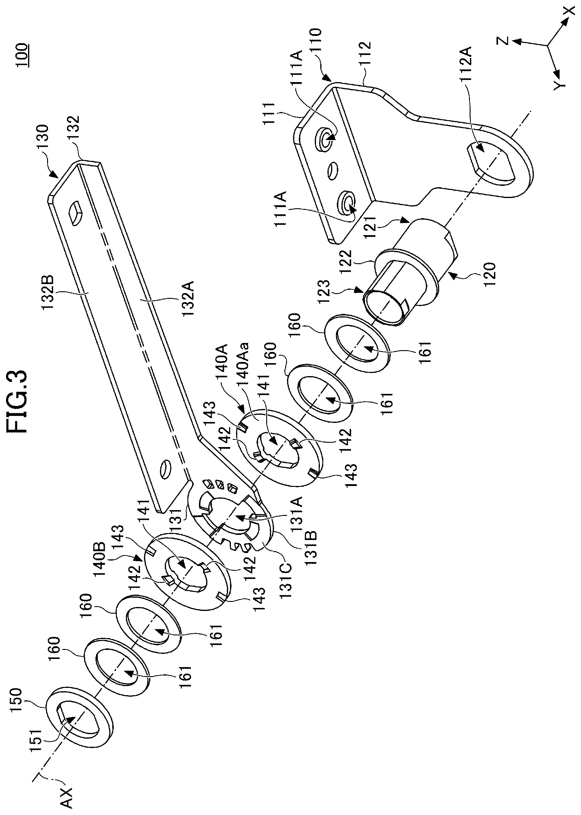 Patent US12326168 Figure 3 – Opening and closing mechanism