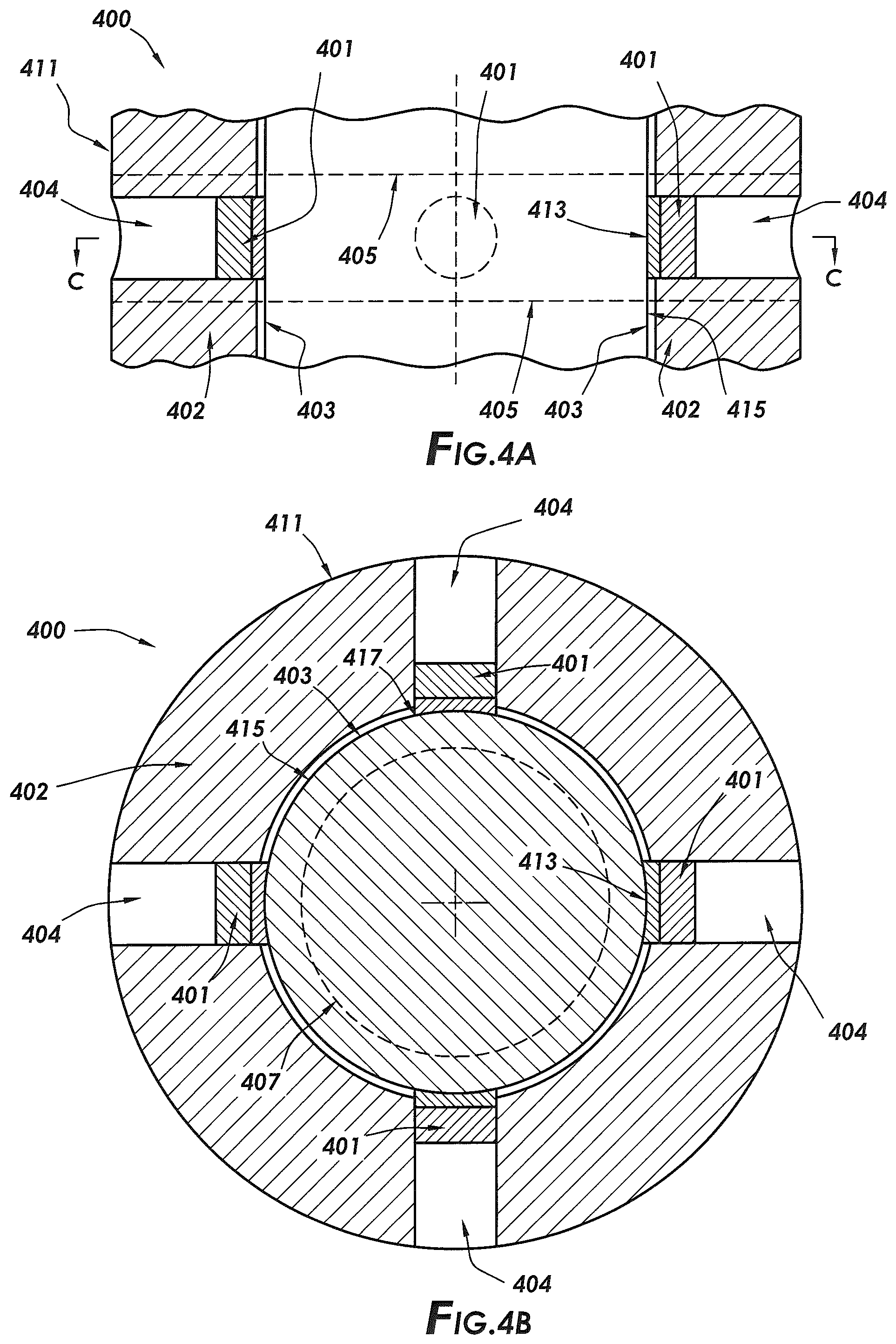 Patent US12326170 Figure 4 – Polycrystalline diamond radial bearing