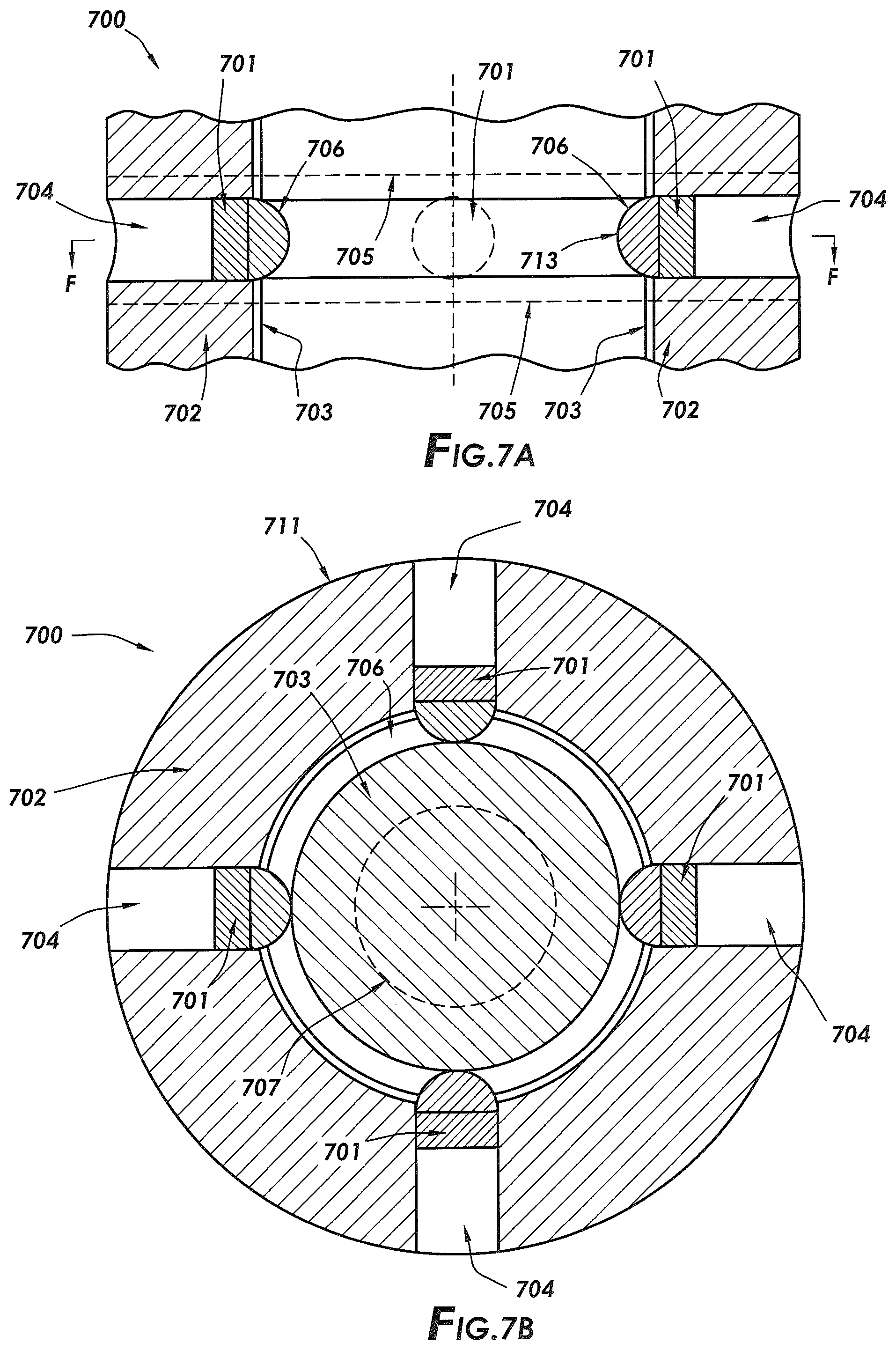 Patent US12326170 Figure 7 – Polycrystalline diamond radial bearing