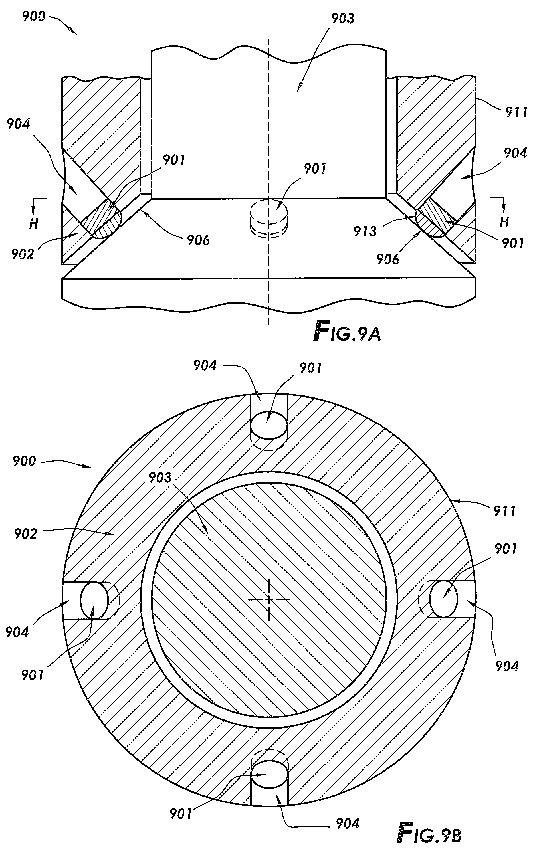 Patent US12326170 Figure 9 – Polycrystalline diamond radial bearing