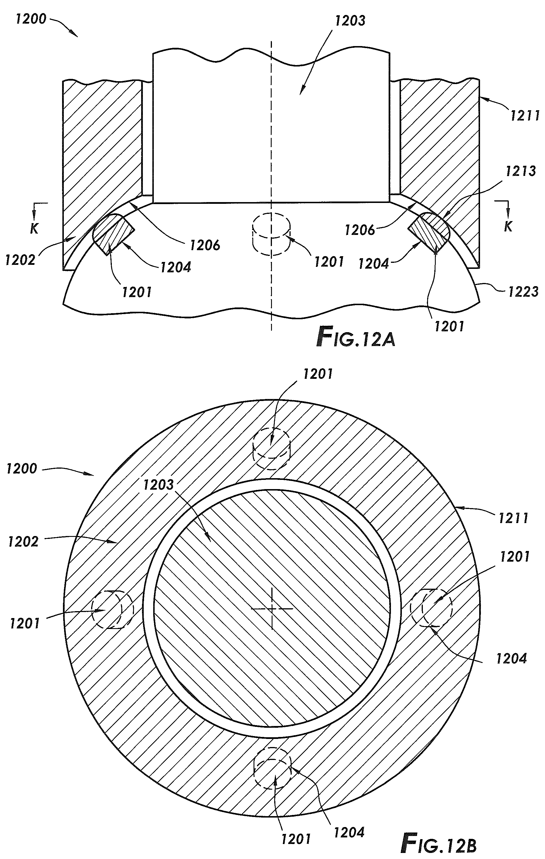 Patent US12326170 Figure 12 – Polycrystalline diamond radial bearing