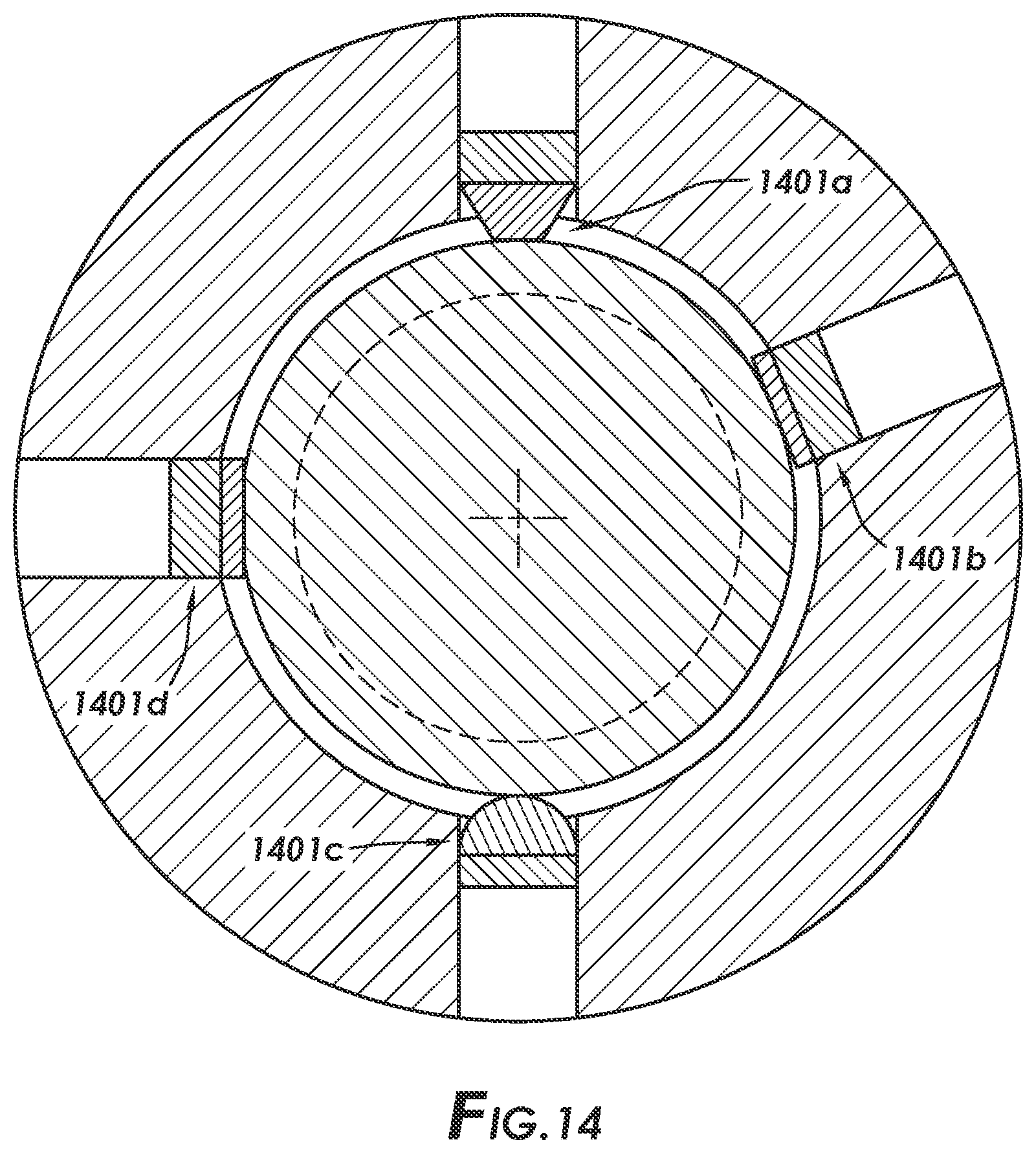Patent US12326170 Figure 14 – Polycrystalline diamond radial bearing