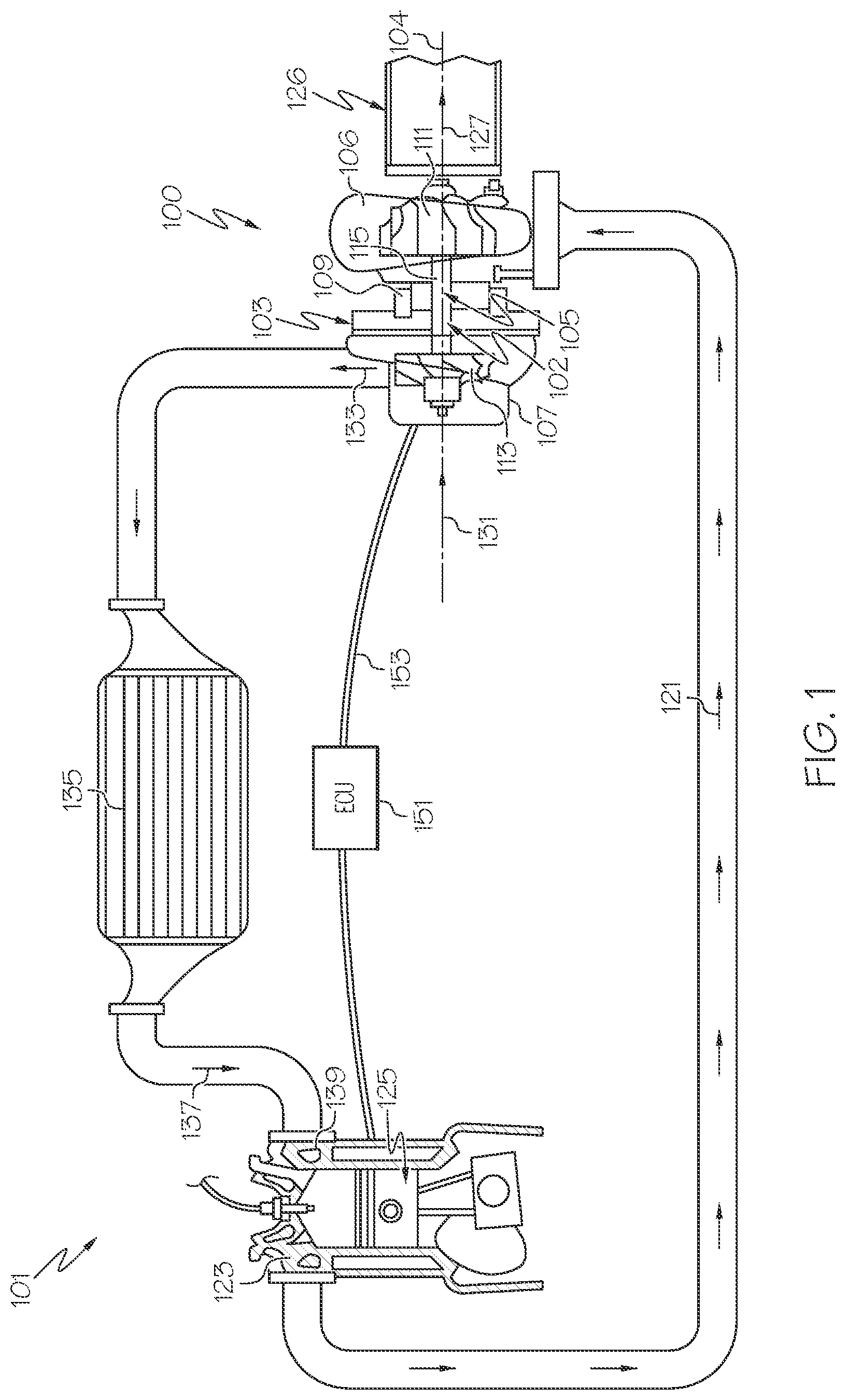 Patent US12326171 Figure 1 – Journal foil bearing system with top foil insert member