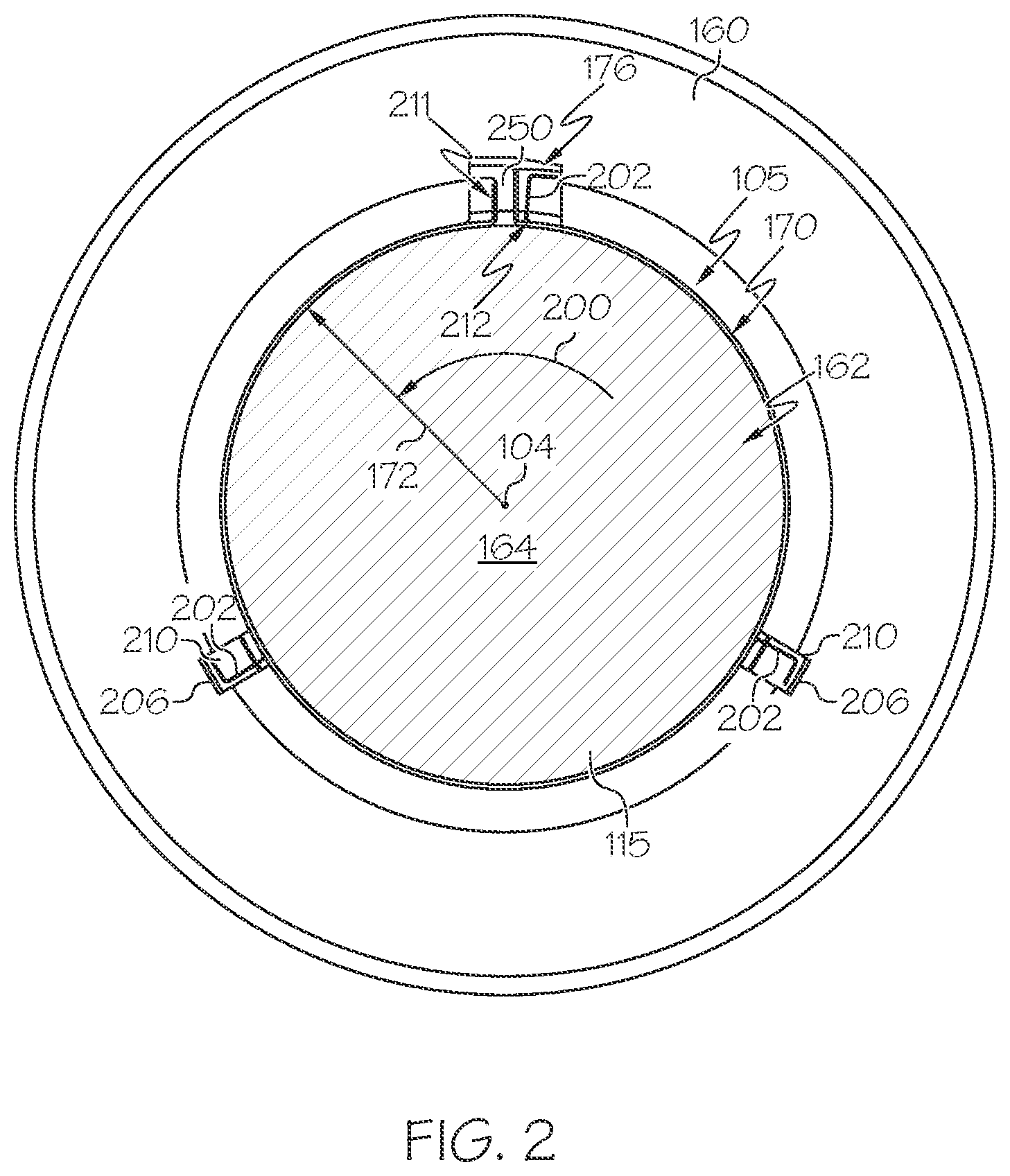 Patent US12326171 Figure 2 – Journal foil bearing system with top foil insert member