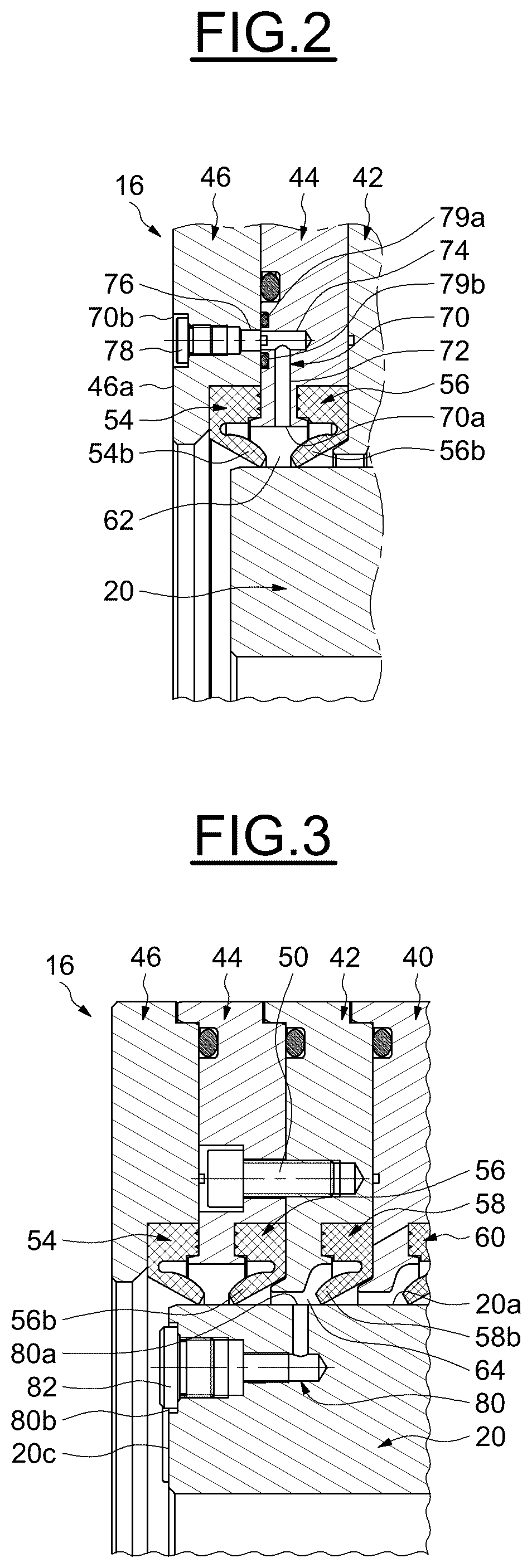 Patent US12326174 Figure 2 – Rolling-element bearing with seals and purging channel