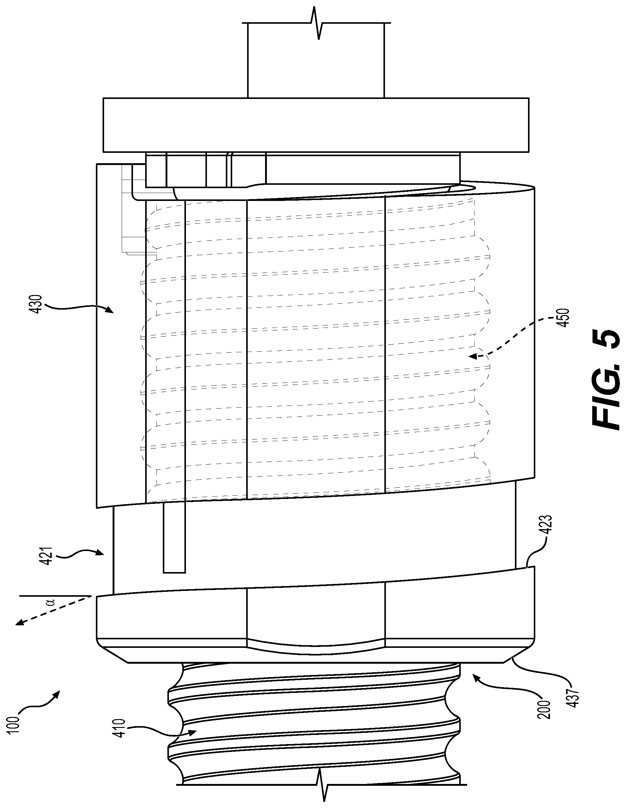 Patent US12326176 Figure 5 – Ball screw assembly with integral force measurement