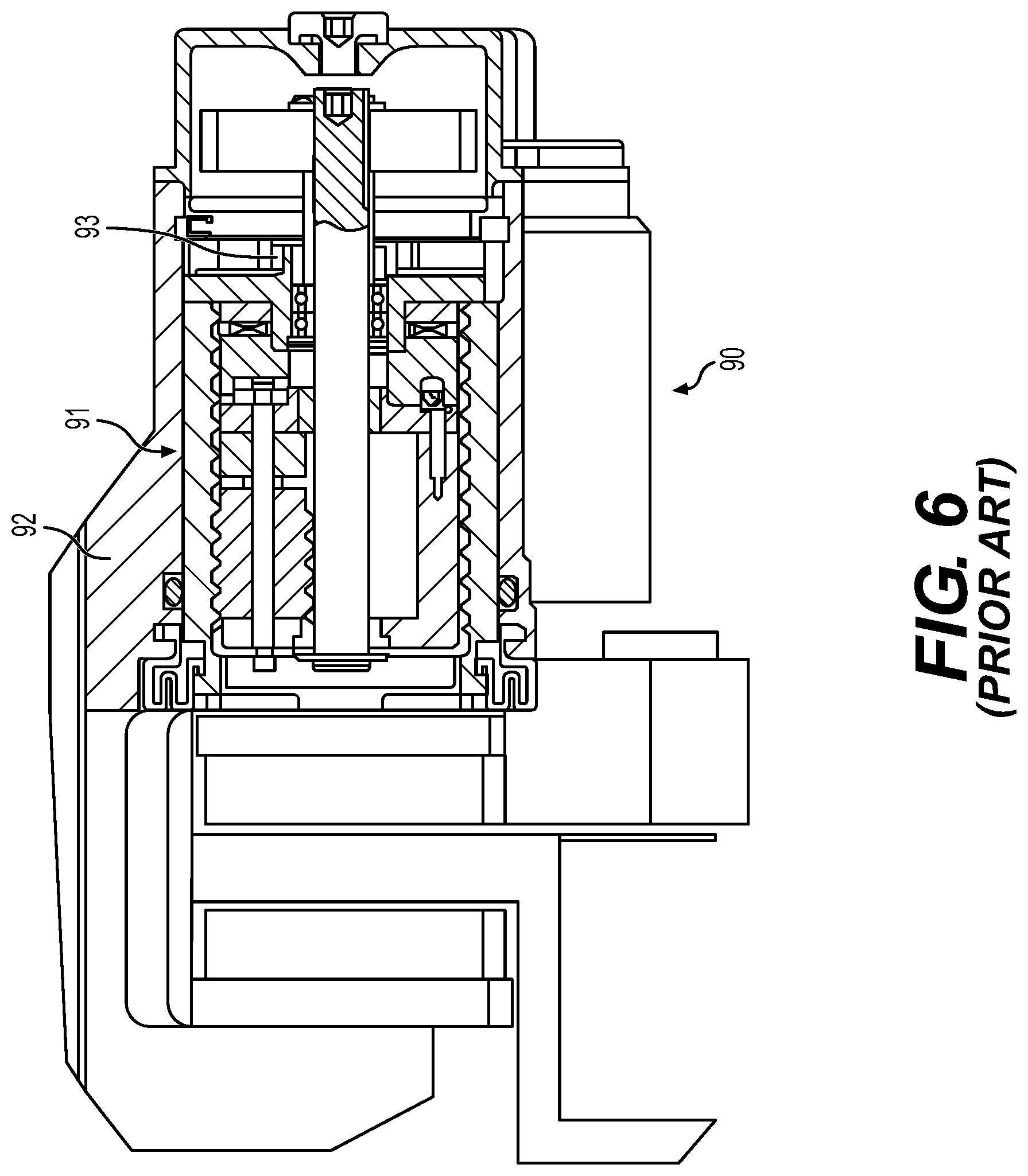 Patent US12326176 Figure 6 – Ball screw assembly with integral force measurement