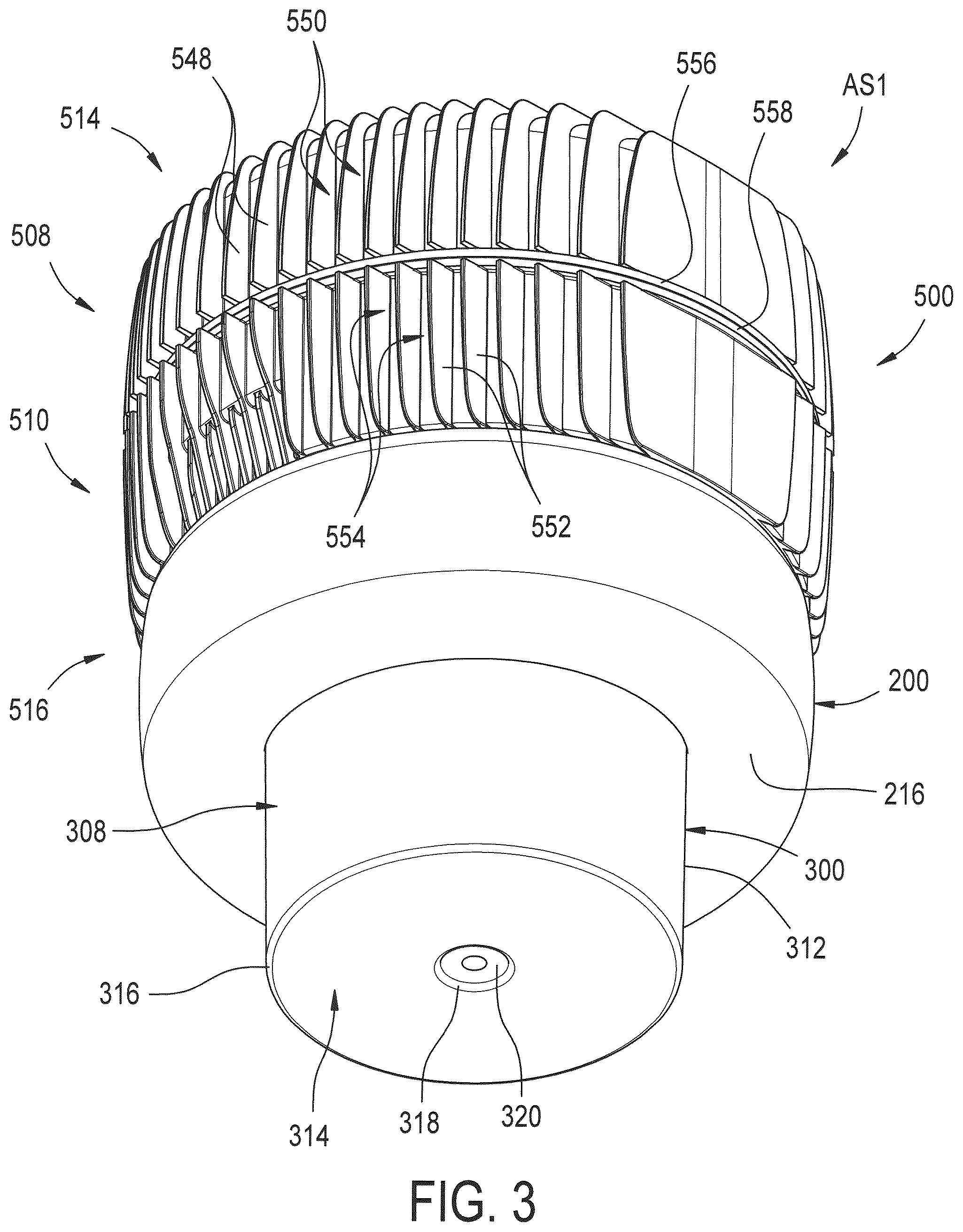 Patent US12326179 Figure 3 – End member assemblies and gas spring assemblies including same