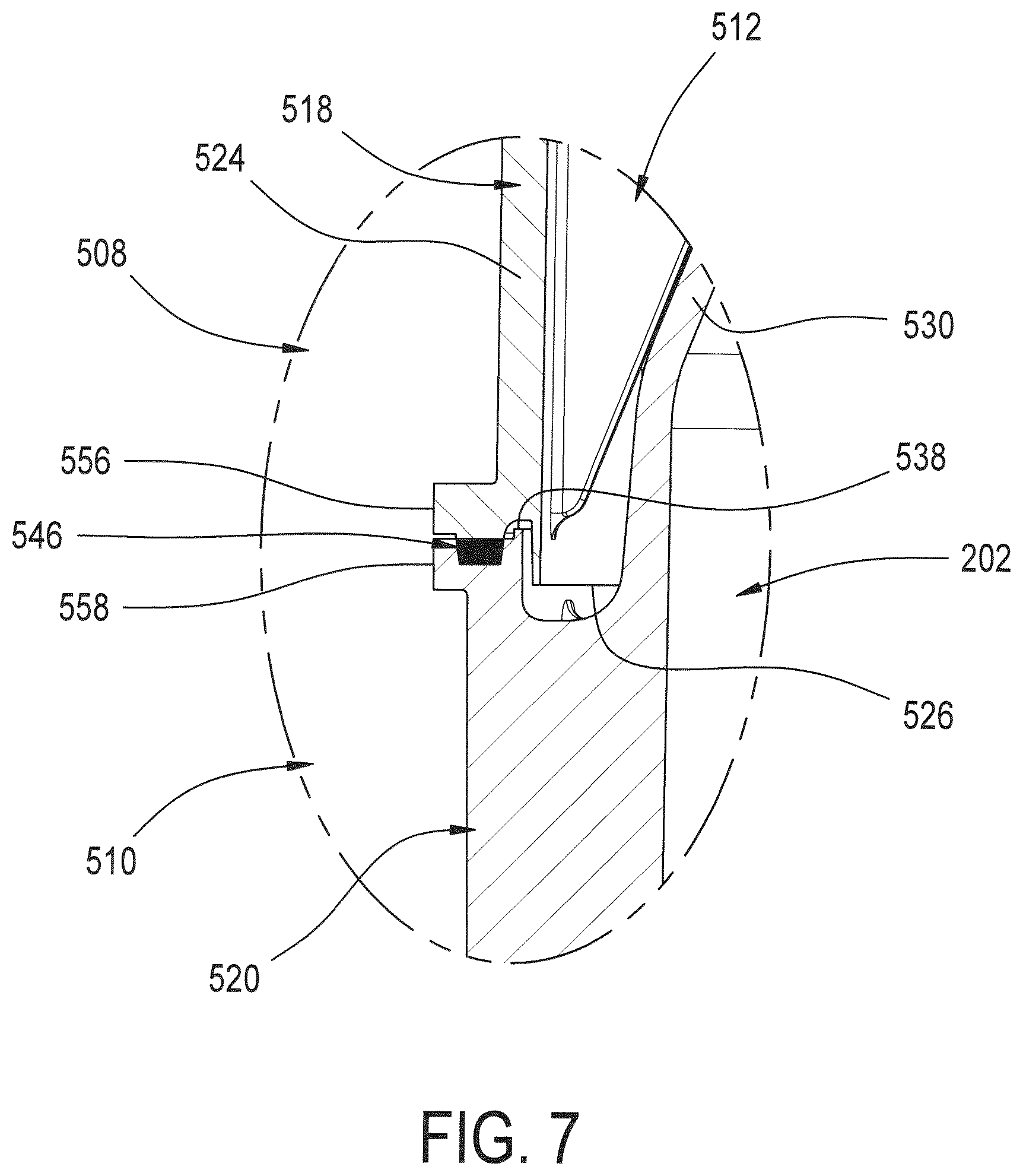 Patent US12326179 Figure 7 – End member assemblies and gas spring assemblies including same