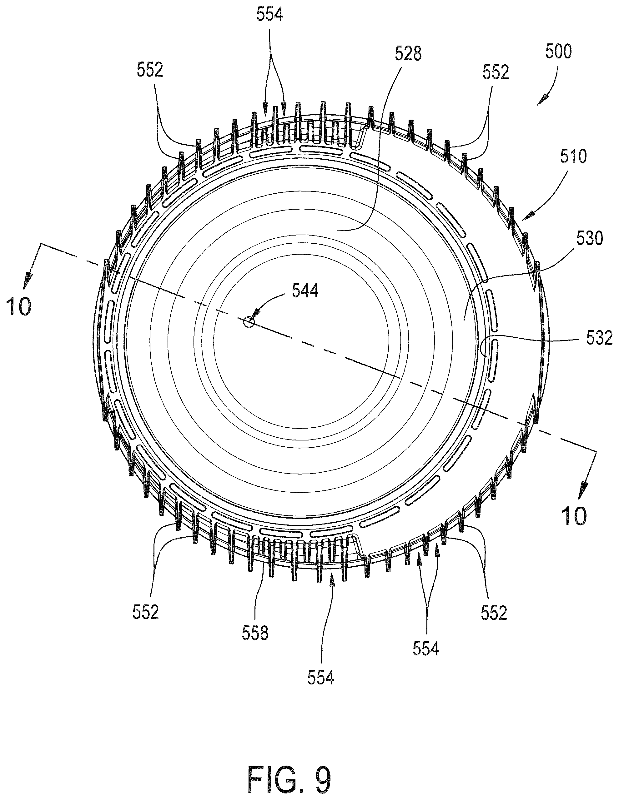 Patent US12326179 Figure 9 – End member assemblies and gas spring assemblies including same