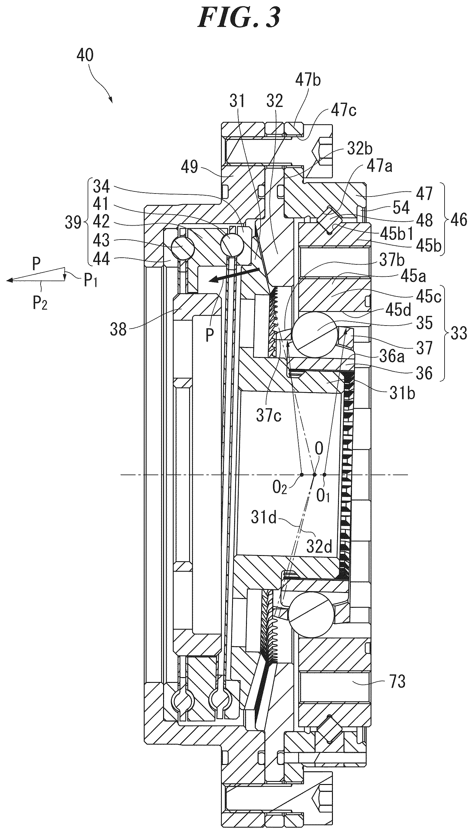 Patent US12326180 Figure 3 – Speed reducing or increasing apparatus