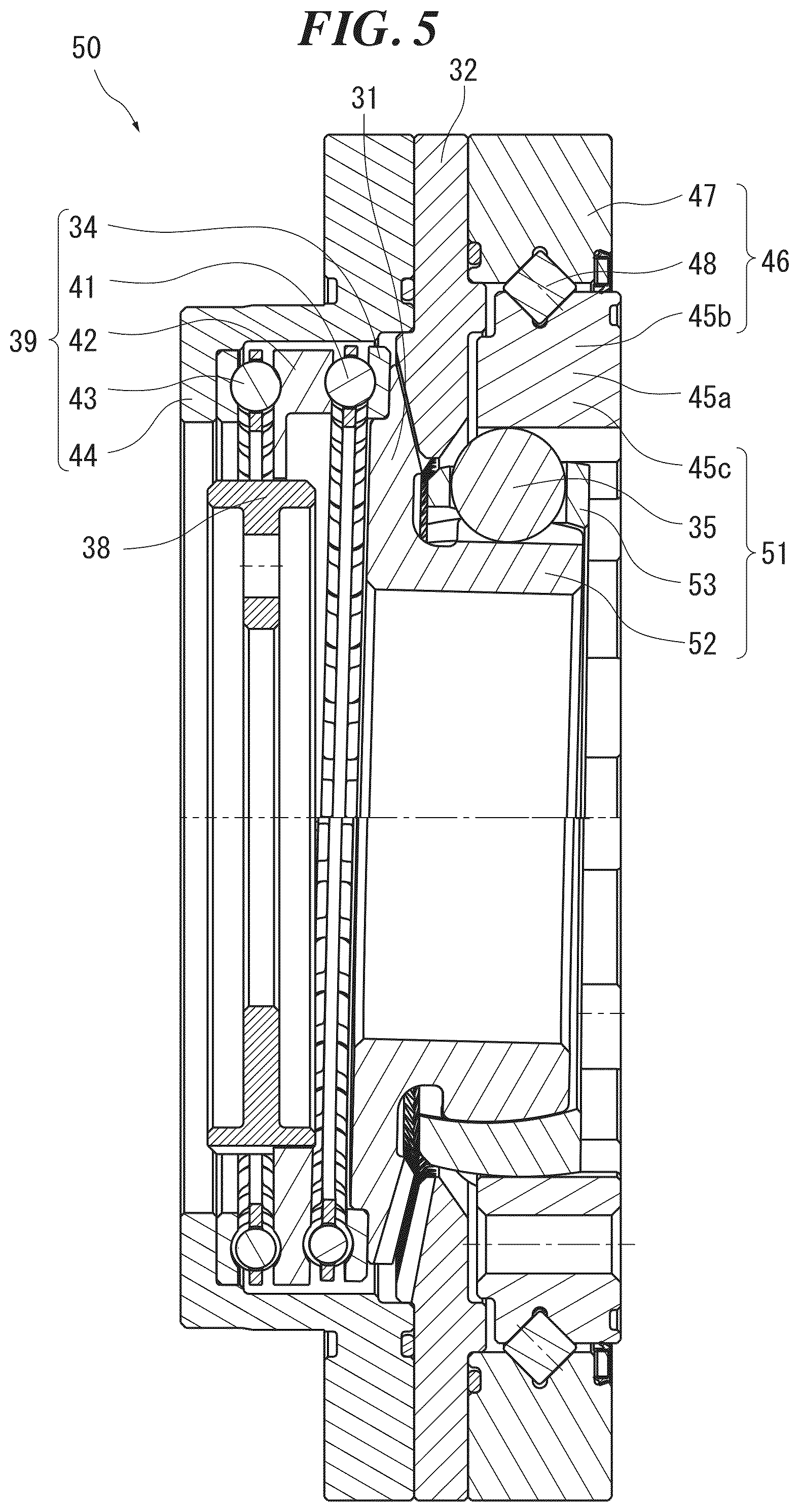Patent US12326180 Figure 5 – Speed reducing or increasing apparatus