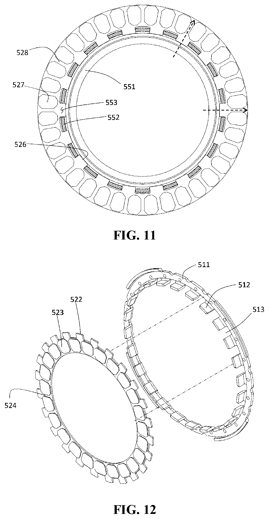 Patent US12326183 Figure 6 – Lock-up clutch having radial cooling channel and torque converter using the same