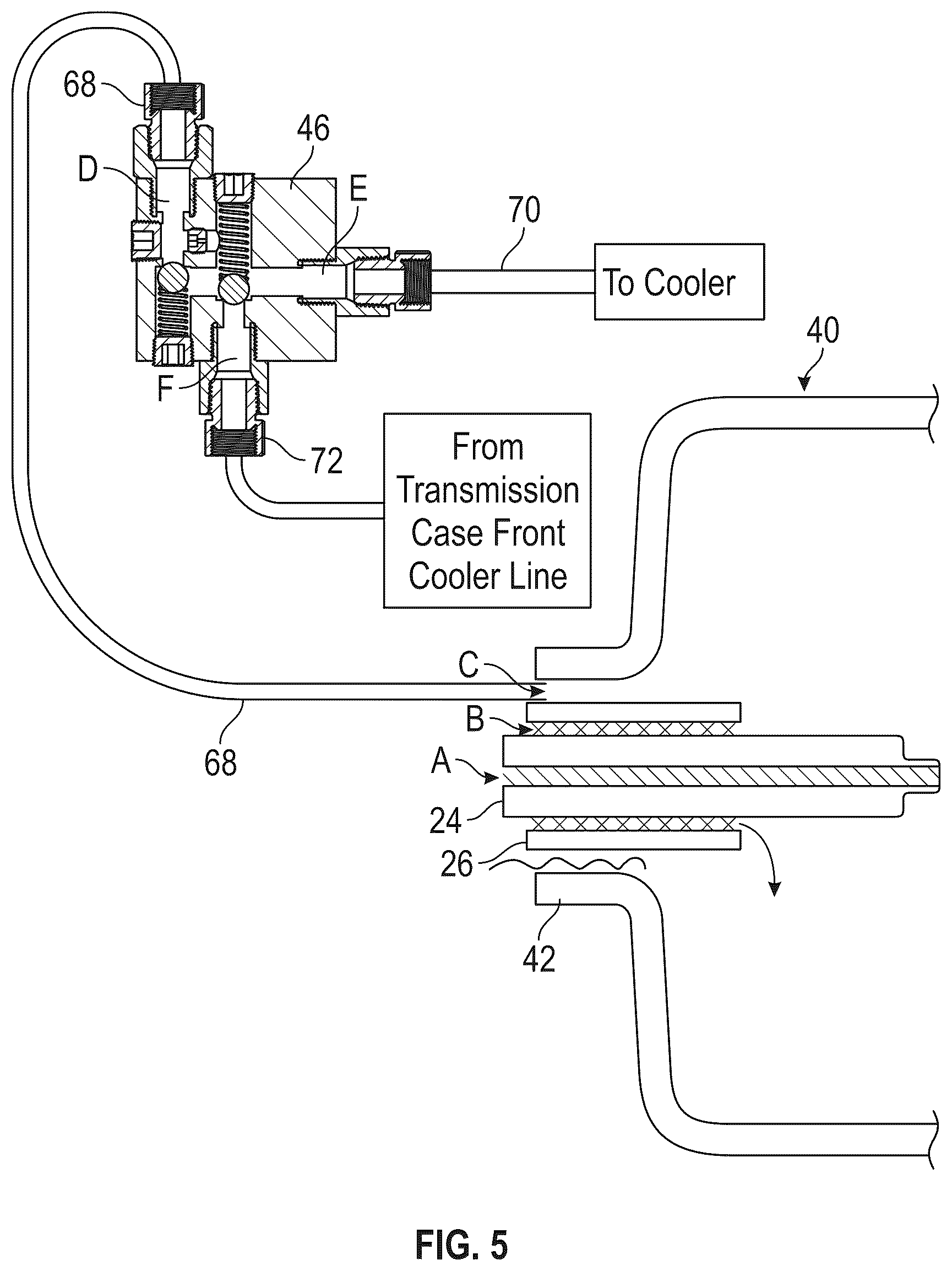 Patent US12326184 Figure 4 – Captive clutch for vehicle transmission