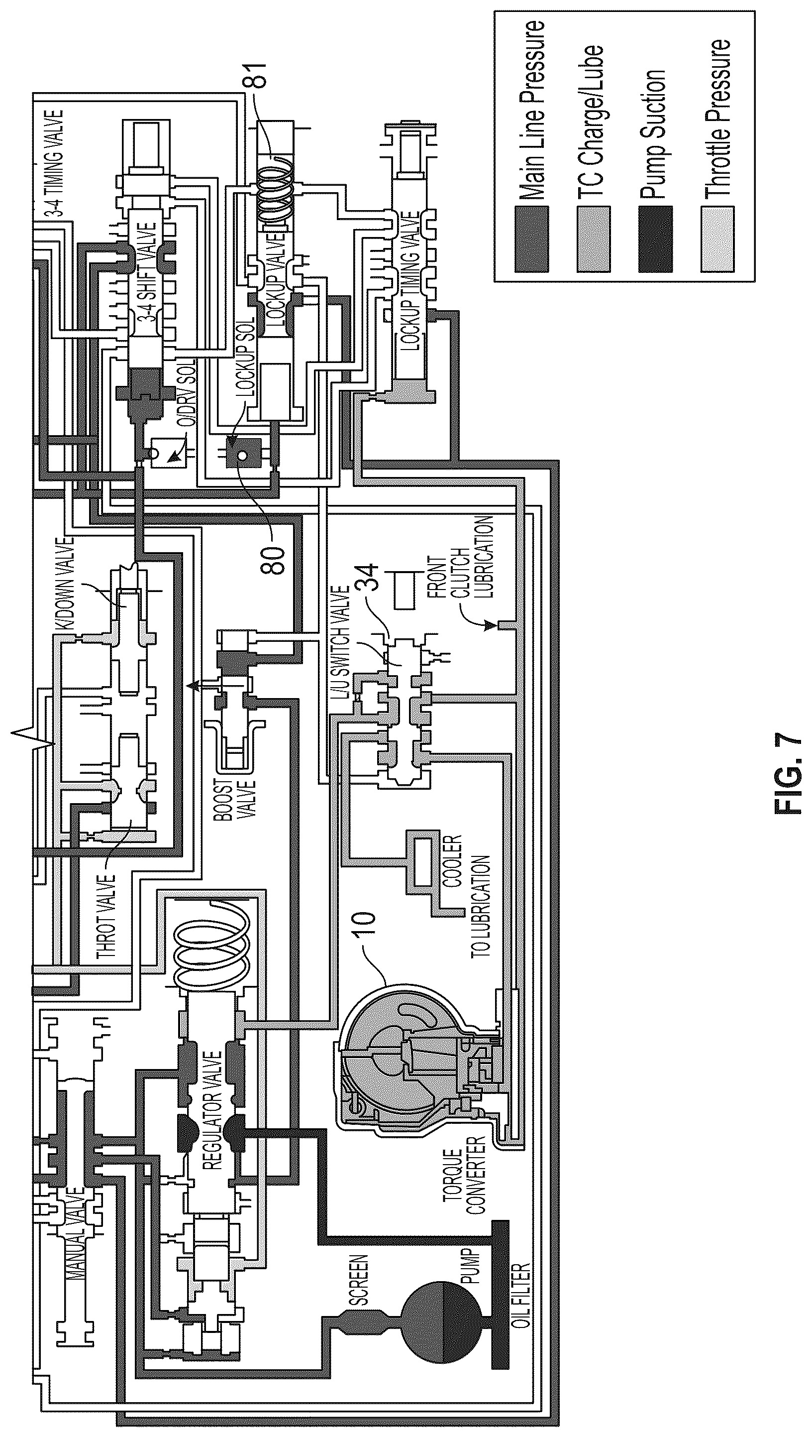 Patent US12326184 Figure 7 – Captive clutch for vehicle transmission