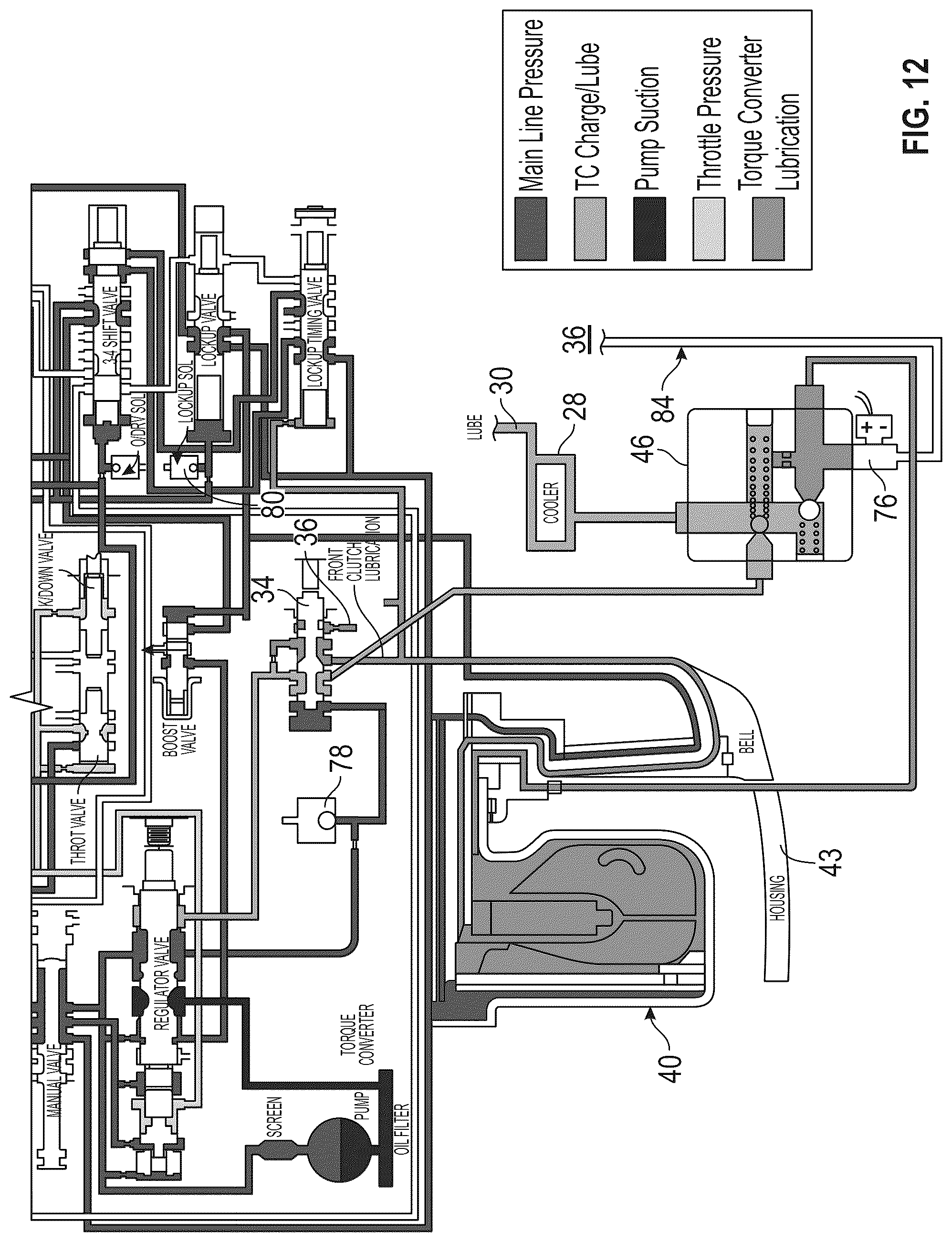 Patent US12326184 Figure 12 – Captive clutch for vehicle transmission