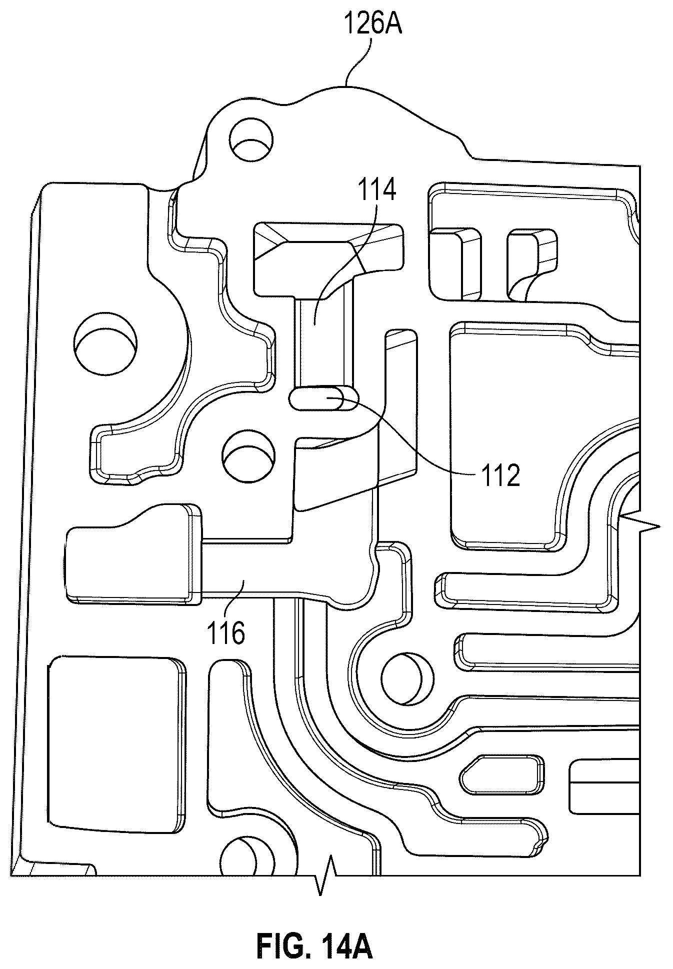 Patent US12326184 Figure 14 – Captive clutch for vehicle transmission