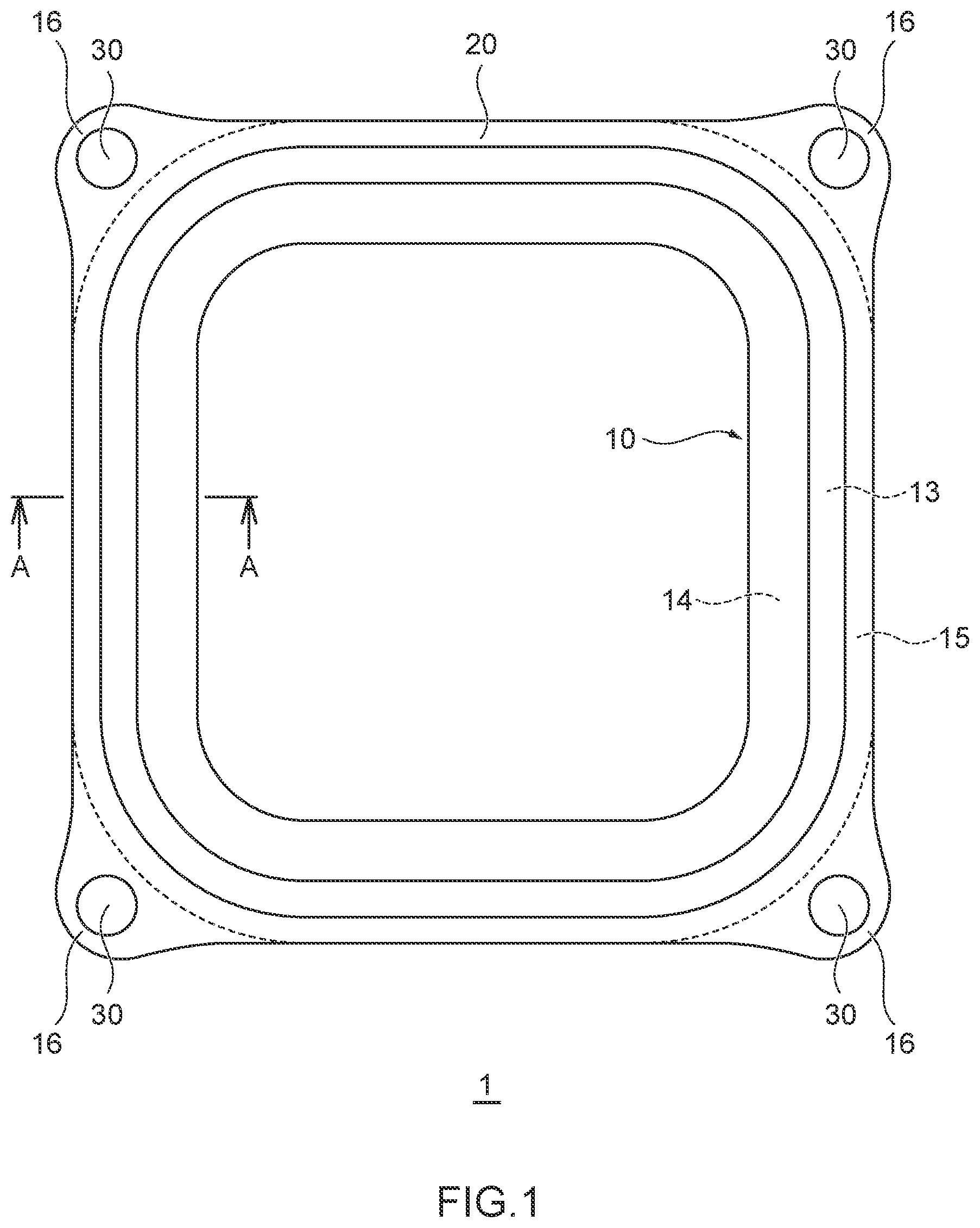 Patent US12326192 Figure 1 – Gasket