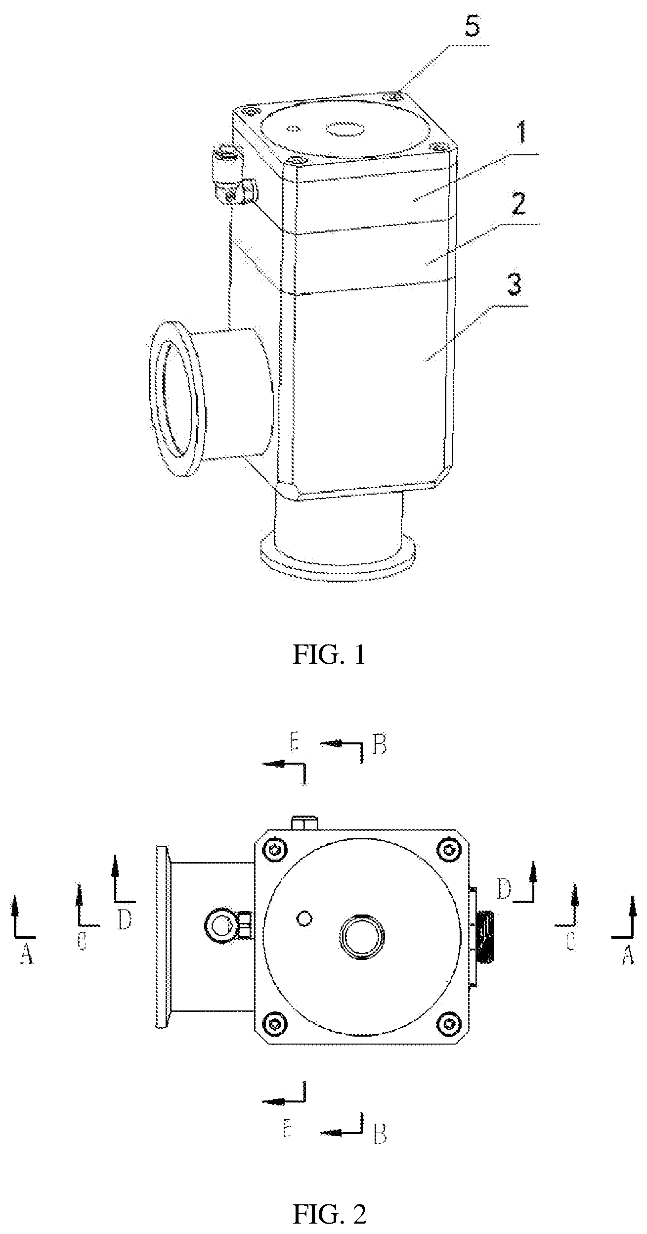 Patent US12326198 — Integration box and pneumatic high vacuum flapper valve — Figure 1