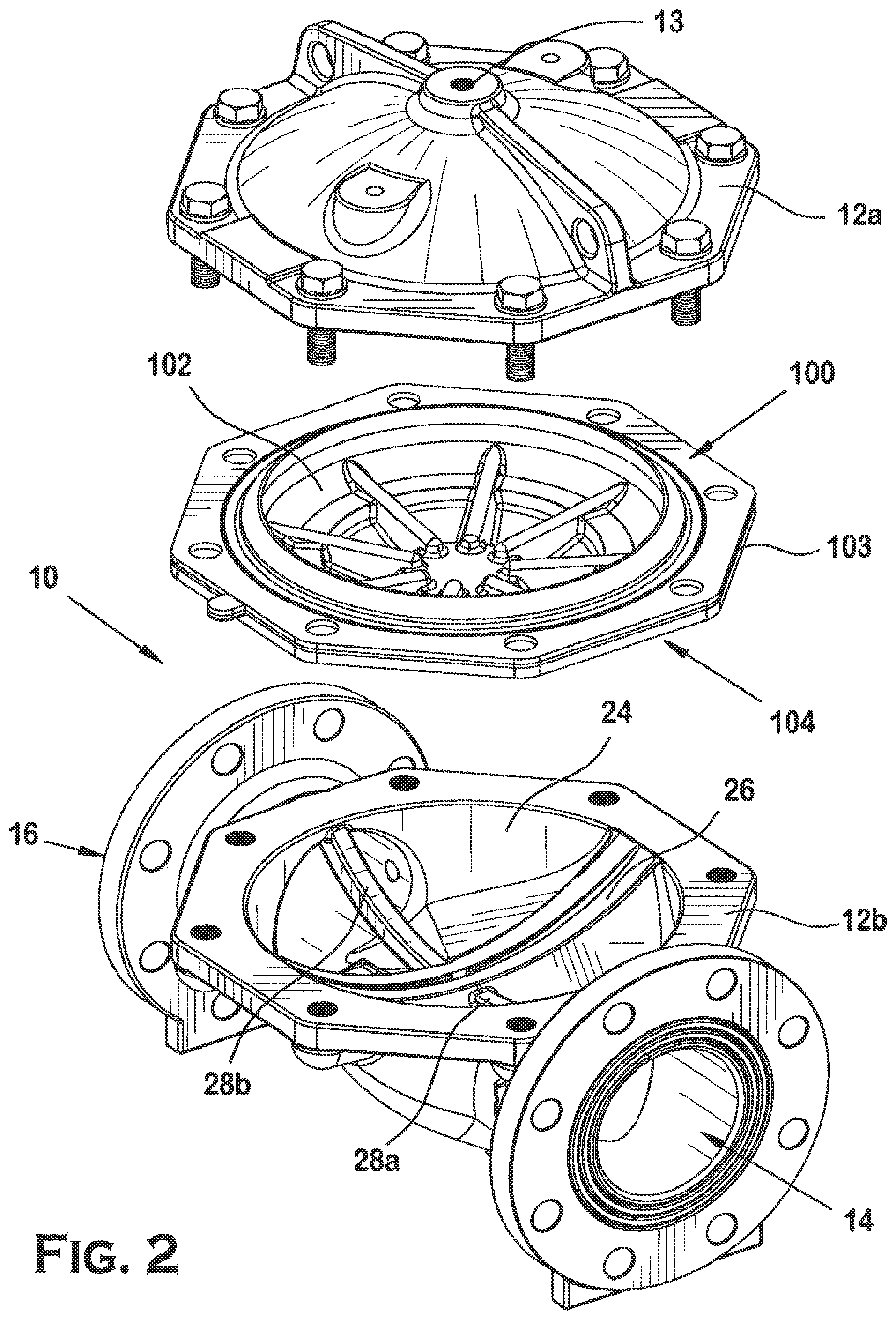 Patent US12326199 Figure 2 – Fluid control valve system and methods