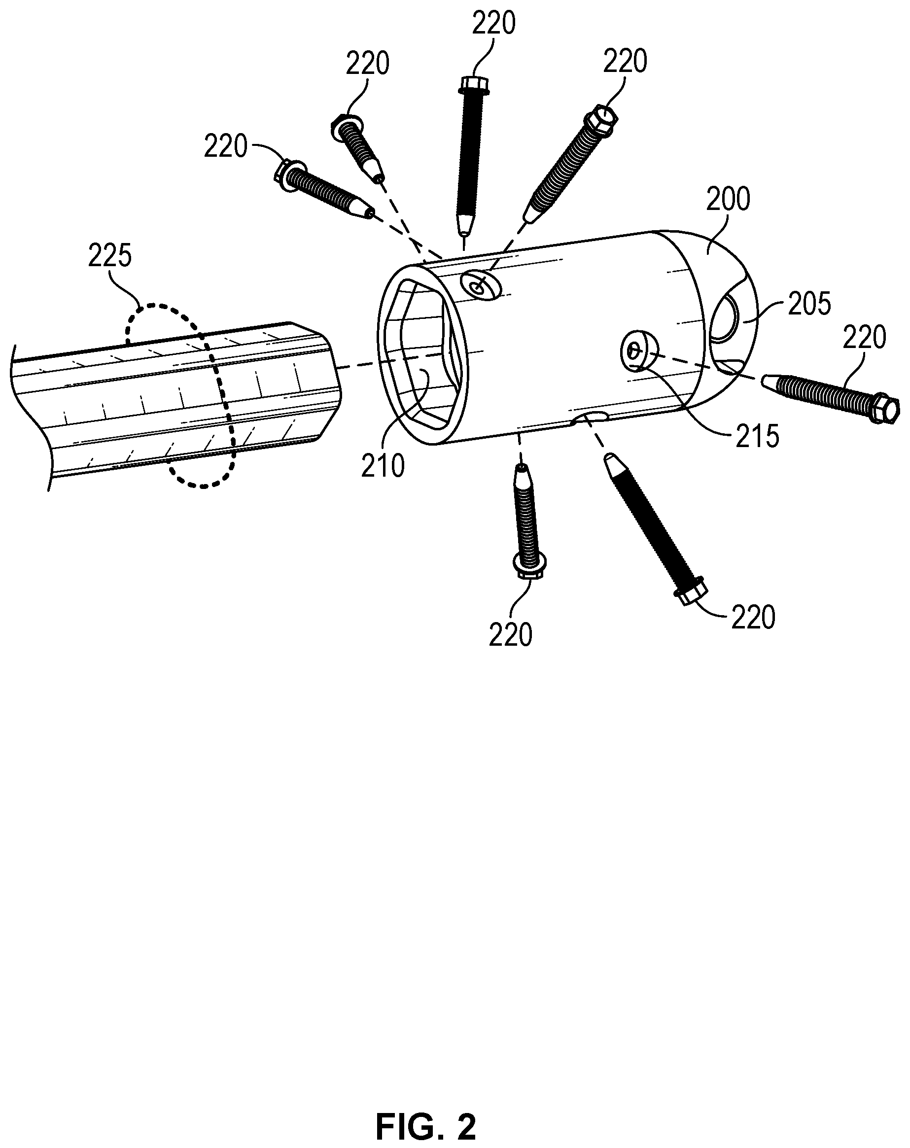 Patent US12326201 Figure 2 – Methods and systems for pulling bundles of conduits