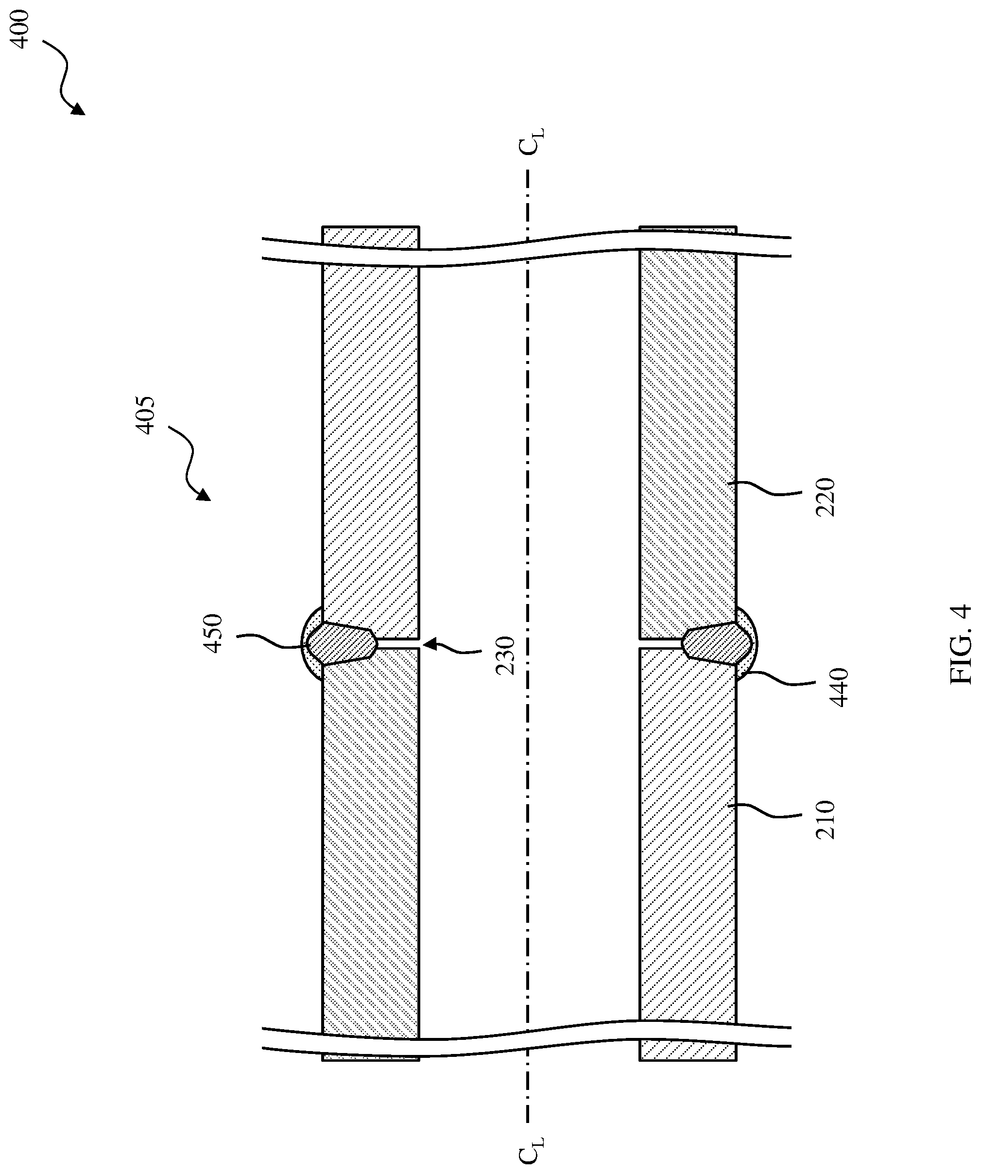 Patent US12326203 Figure 4 – Downhole tool with crack compliant seal and mechanical strengthening feature at a joint thereof