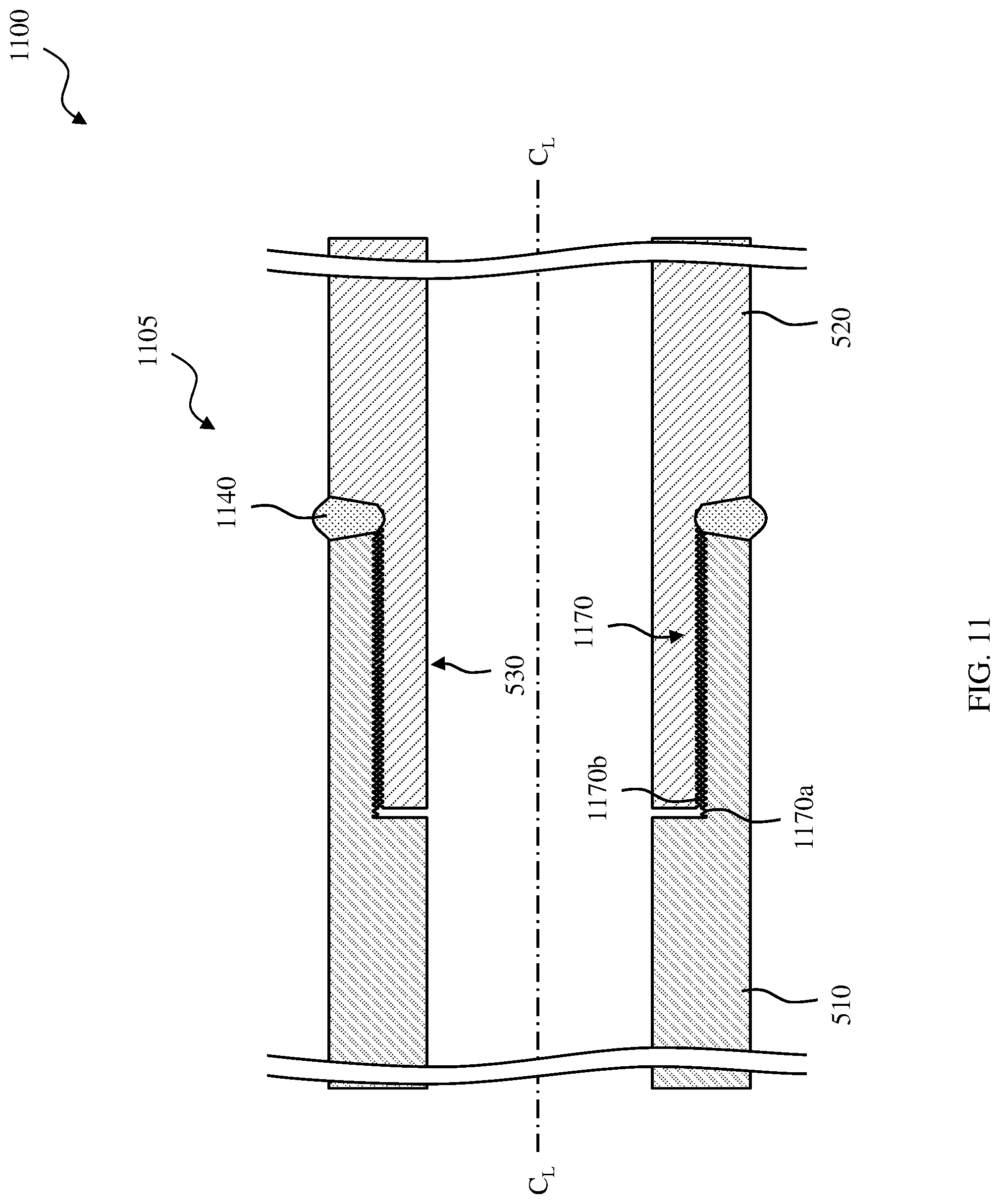 Patent US12326203 Figure 13 – Downhole tool with crack compliant seal and mechanical strengthening feature at a joint thereof